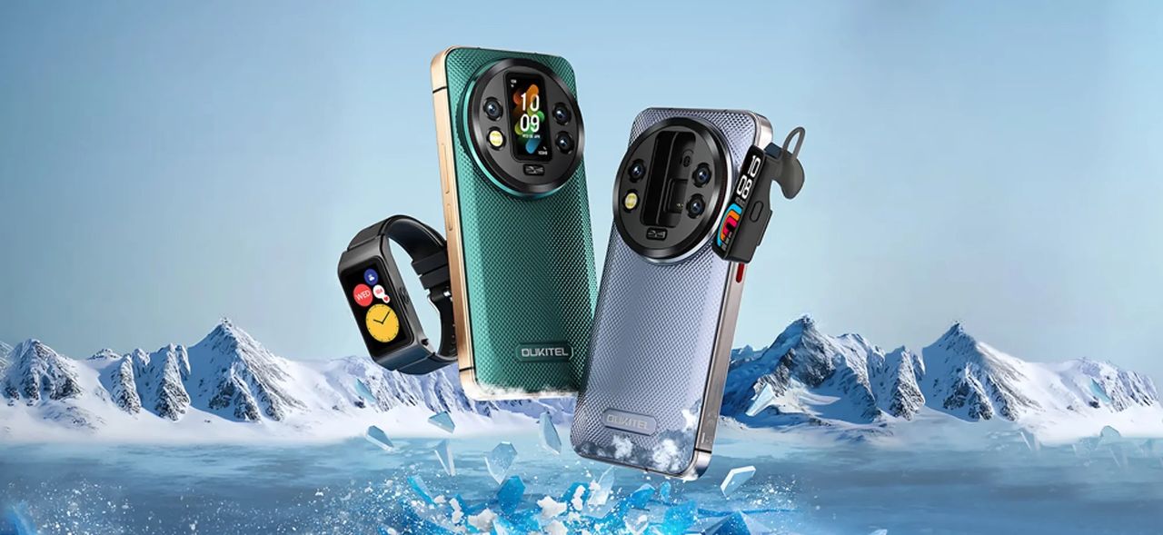 Den här mobilen har ett inbyggt headset