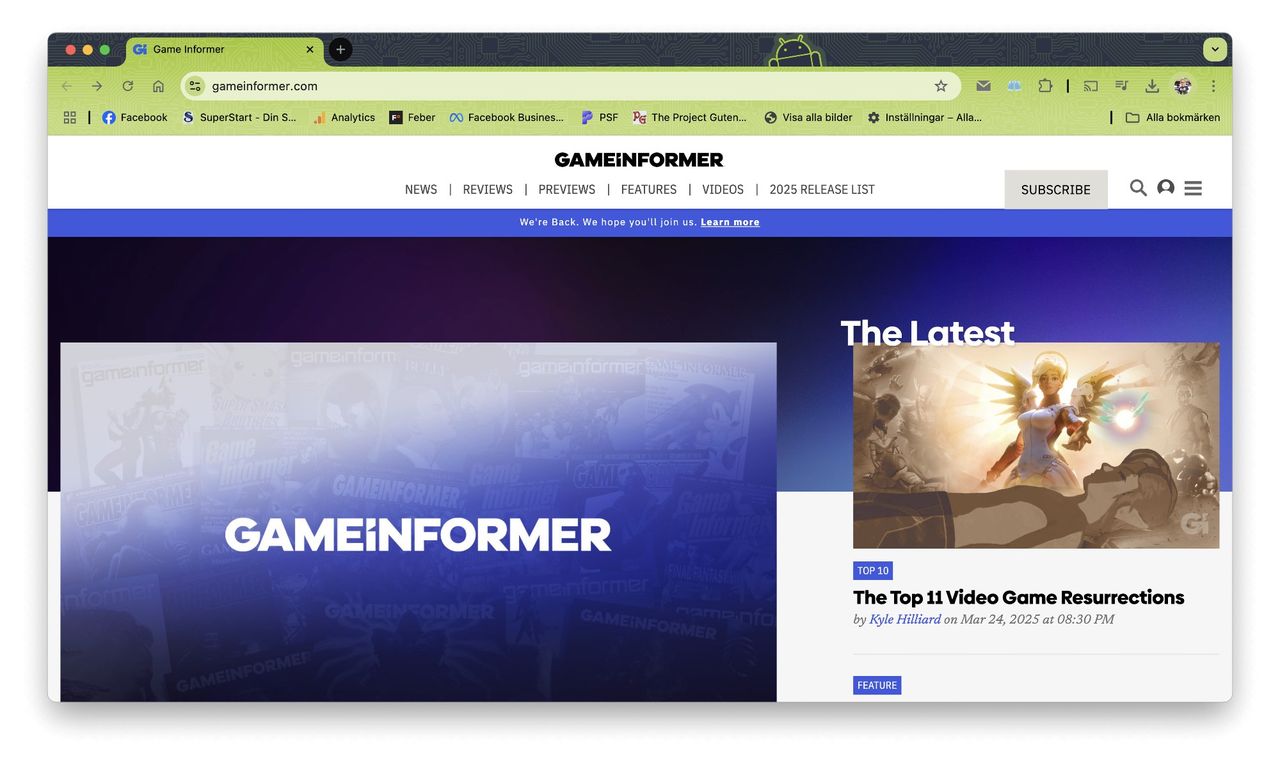 Game Informer återuppstår