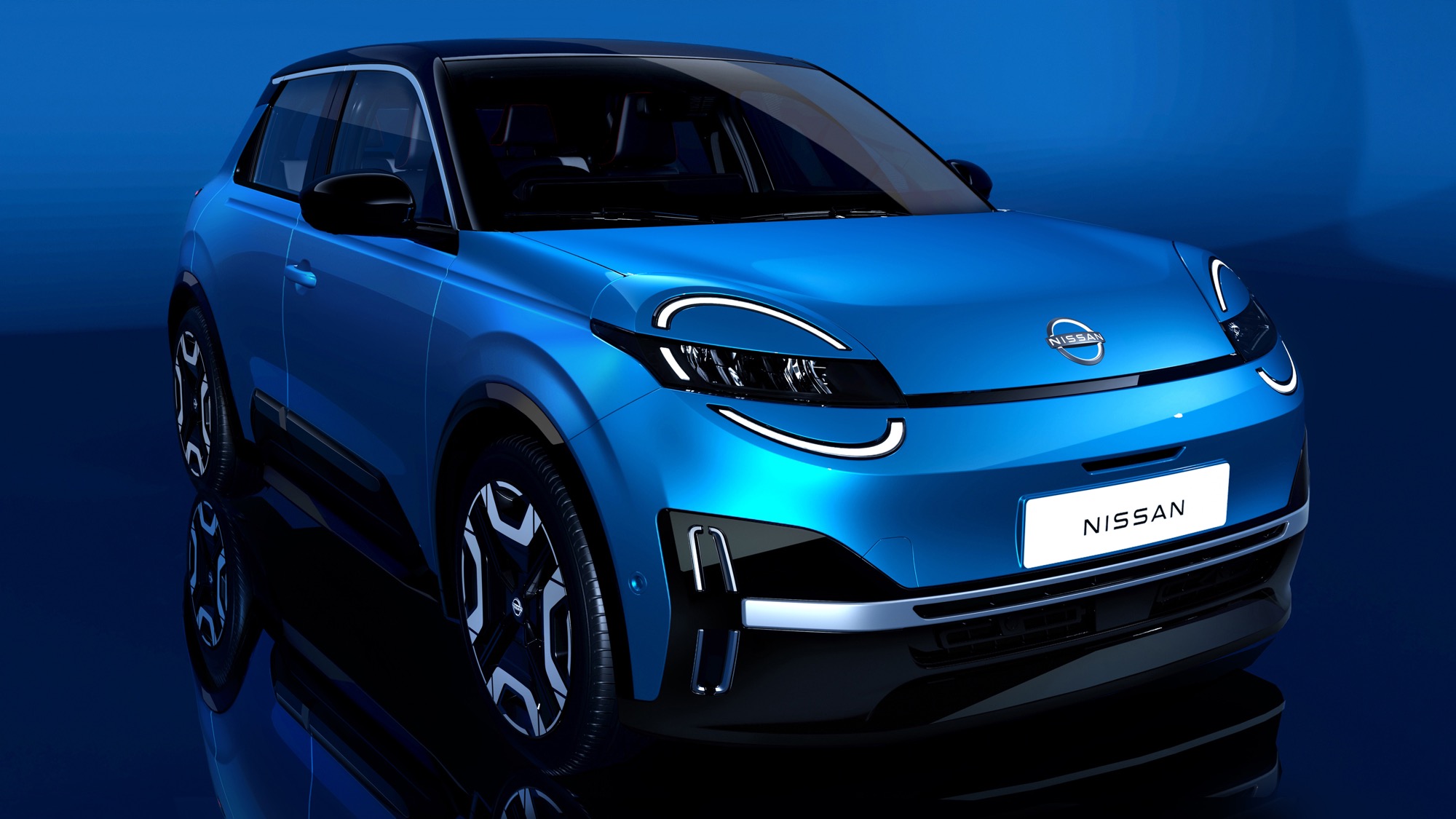 Första titten på eldrivna Nissan Micra och Leaf. Båda lanseras i år.