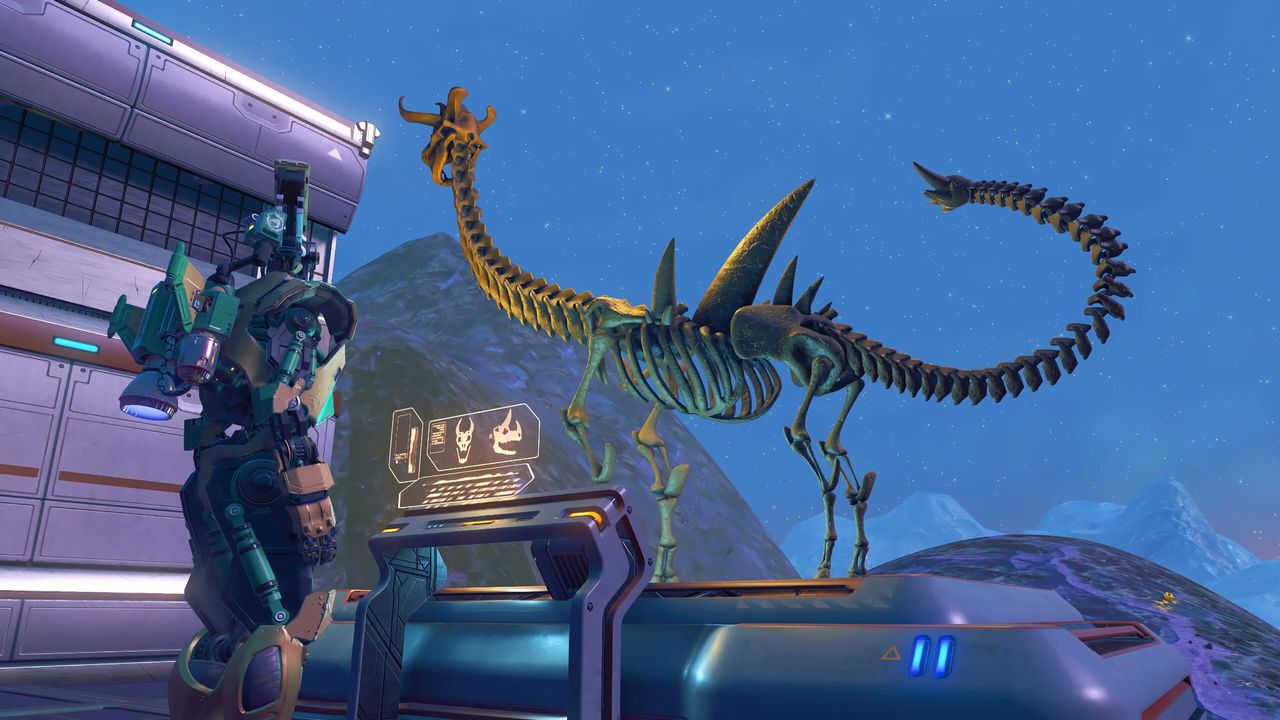 Gräv upp fossiler i No Man's Sky