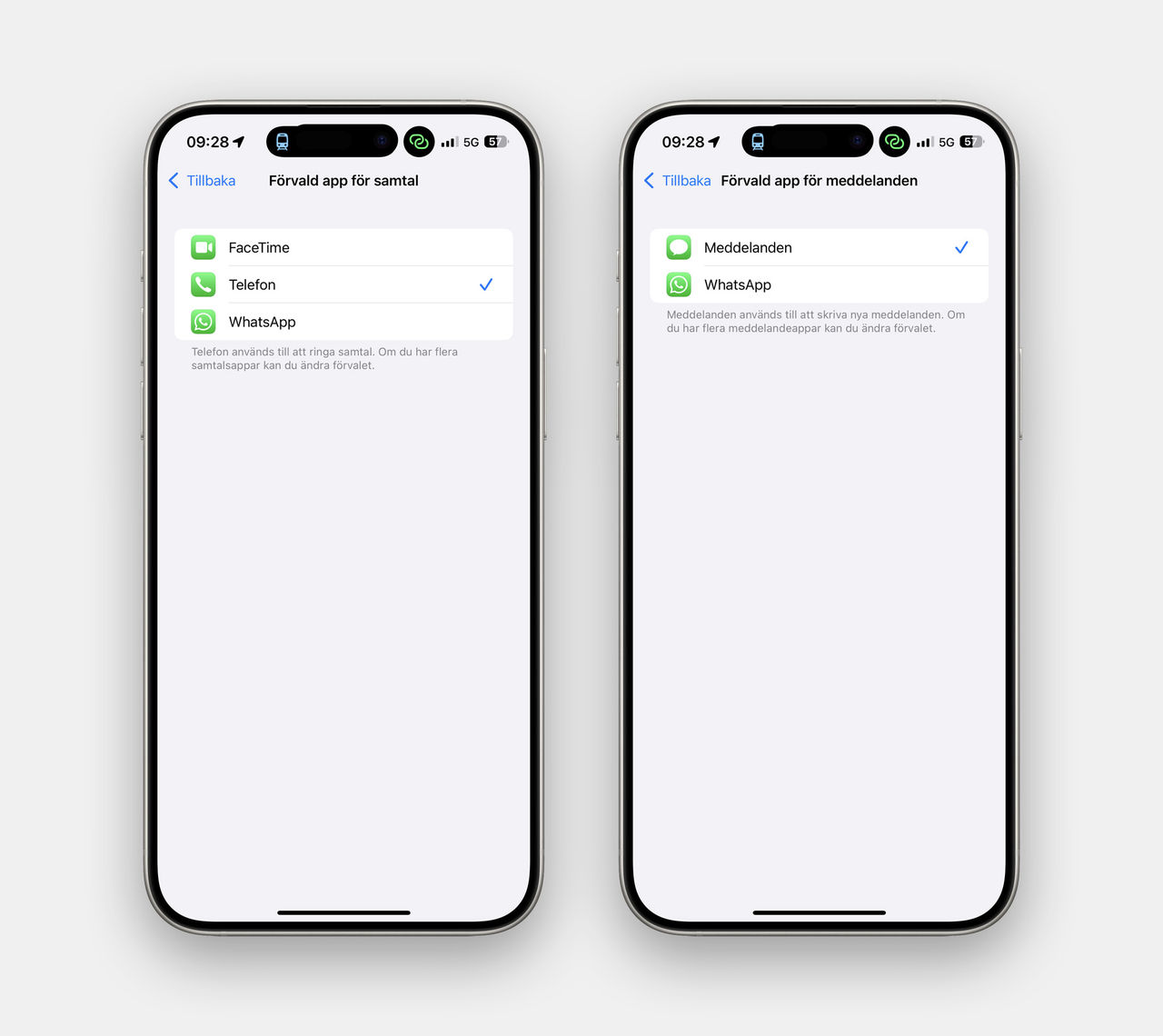 Nu kan WhatsApp bli din standardapp