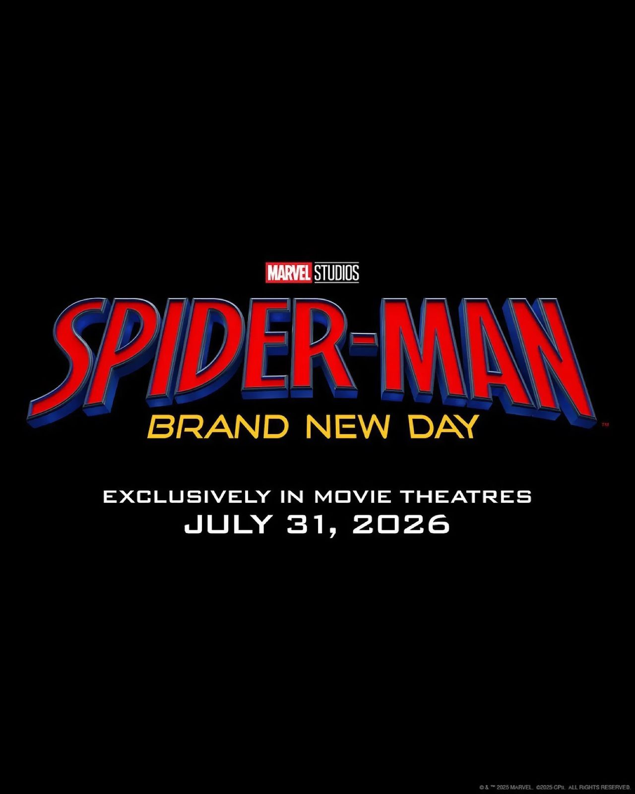 Tom Hollands nästa Spider-Man-film heter Brand New Day