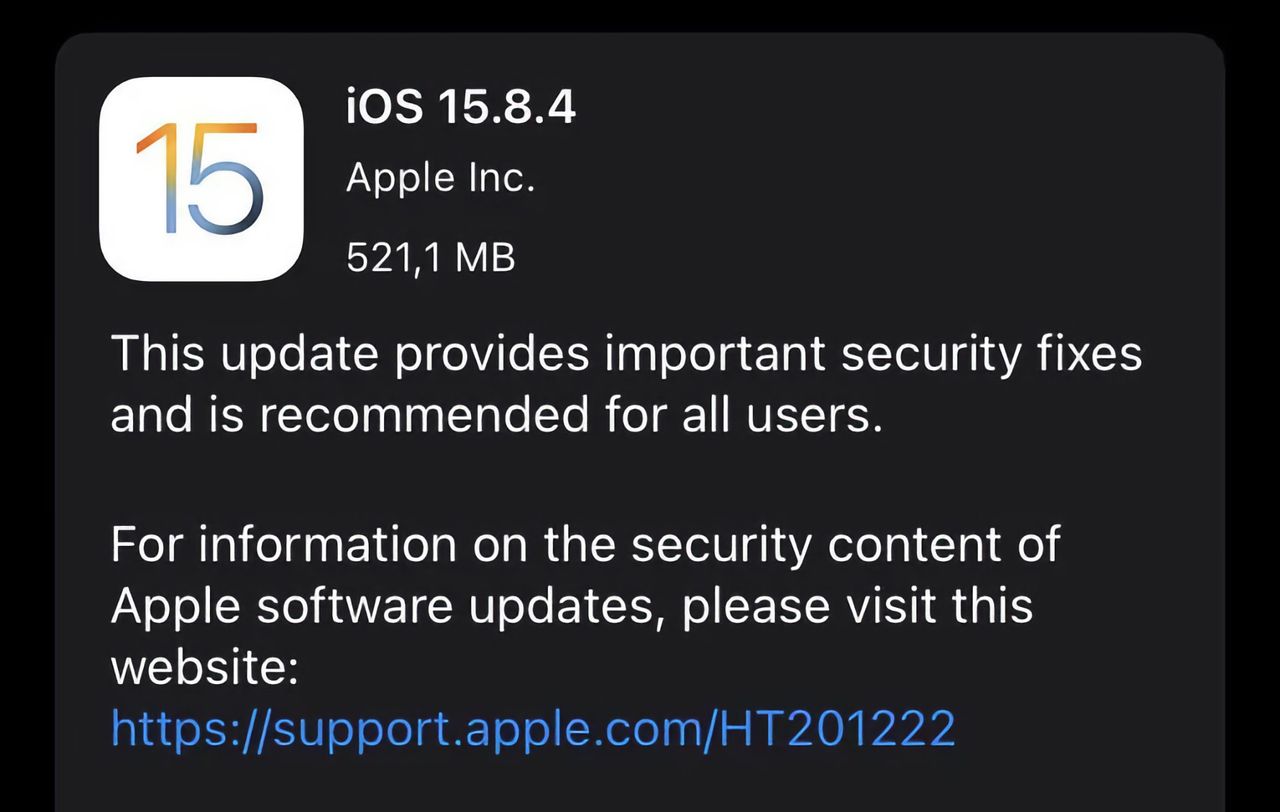 Apple släpper säkerhetsuppdatering för äldre iPhones