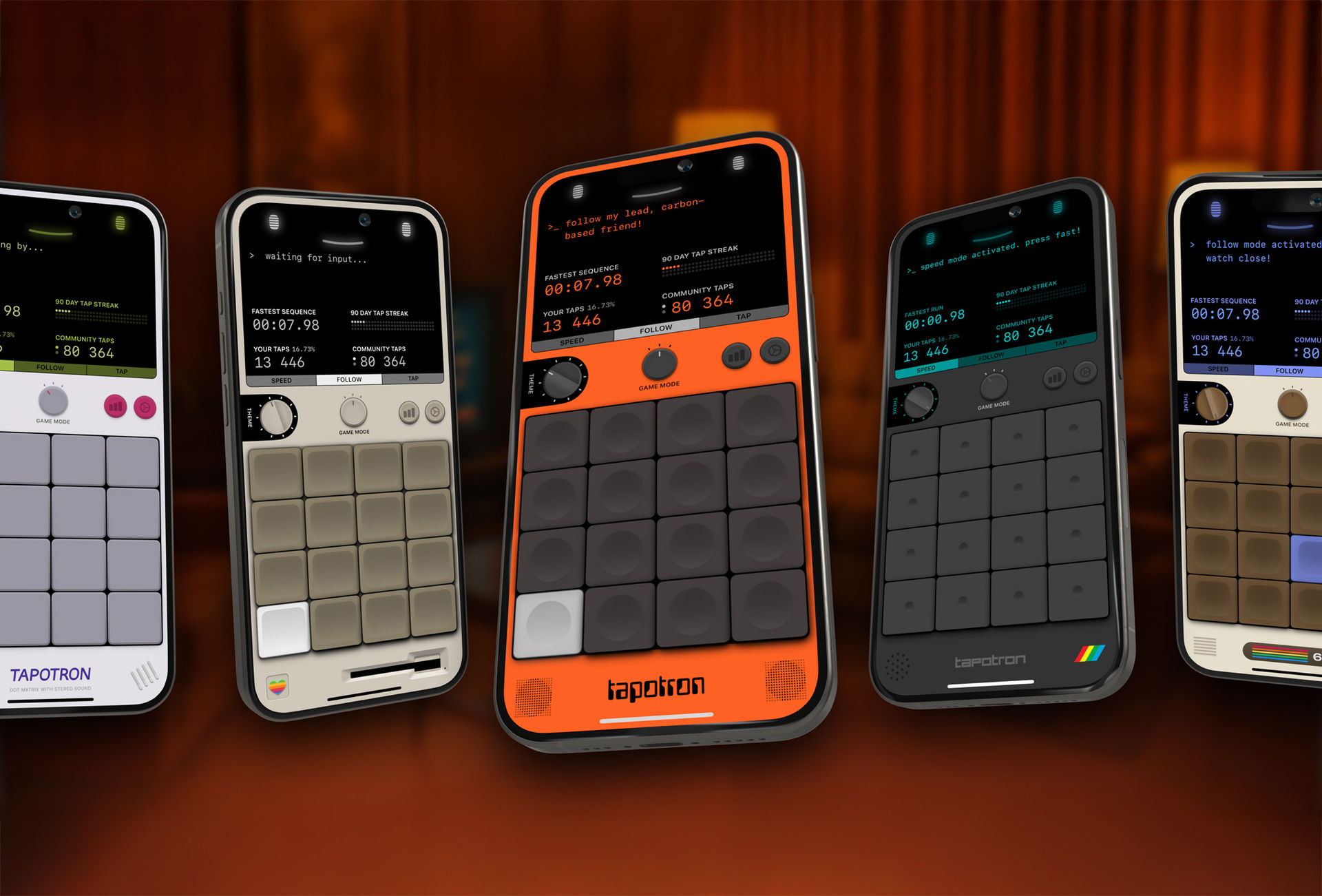 Tapotron är ett tryck tryck tryck-spel