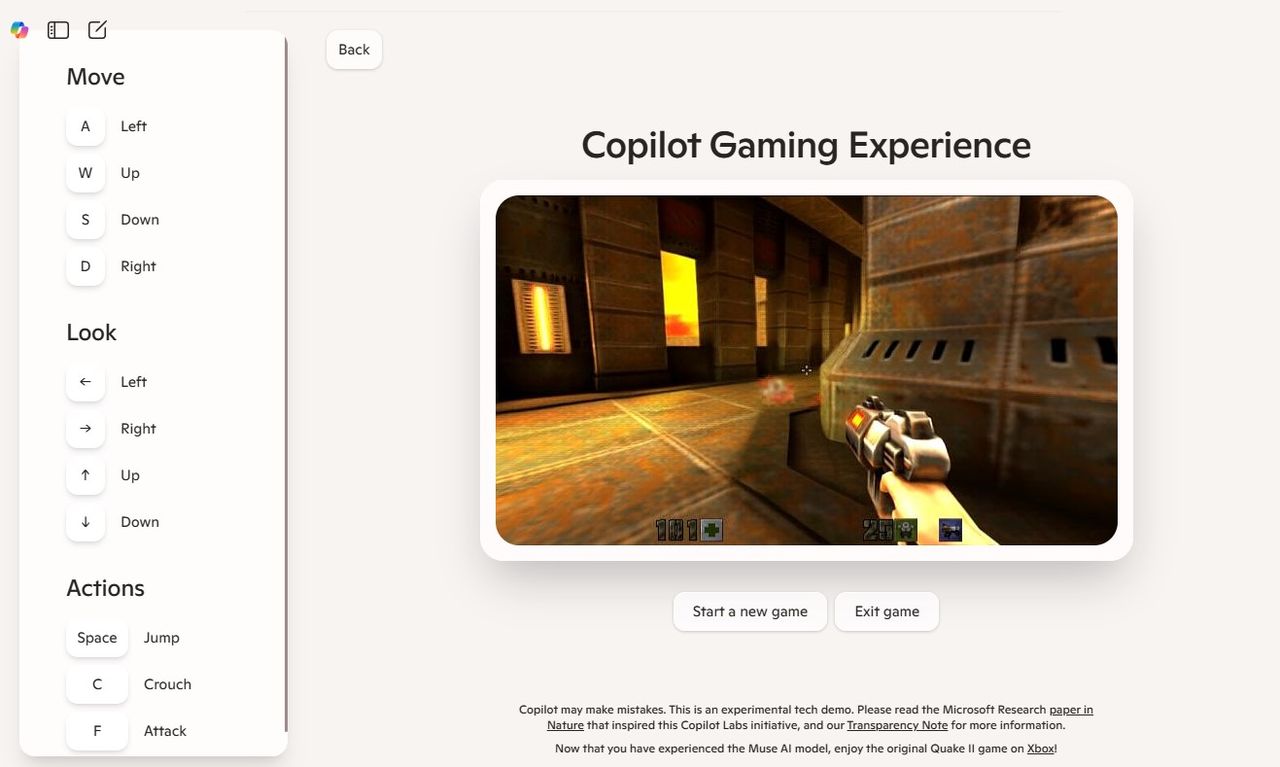 Microsoft lanserar AI-genererad version av Quake II