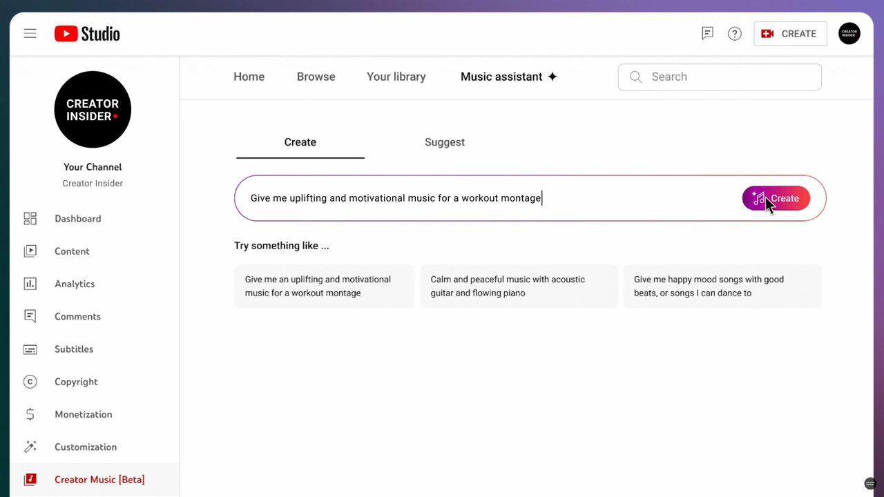 YouTubes nya AI-verktyg skapar bakgrundsmusik