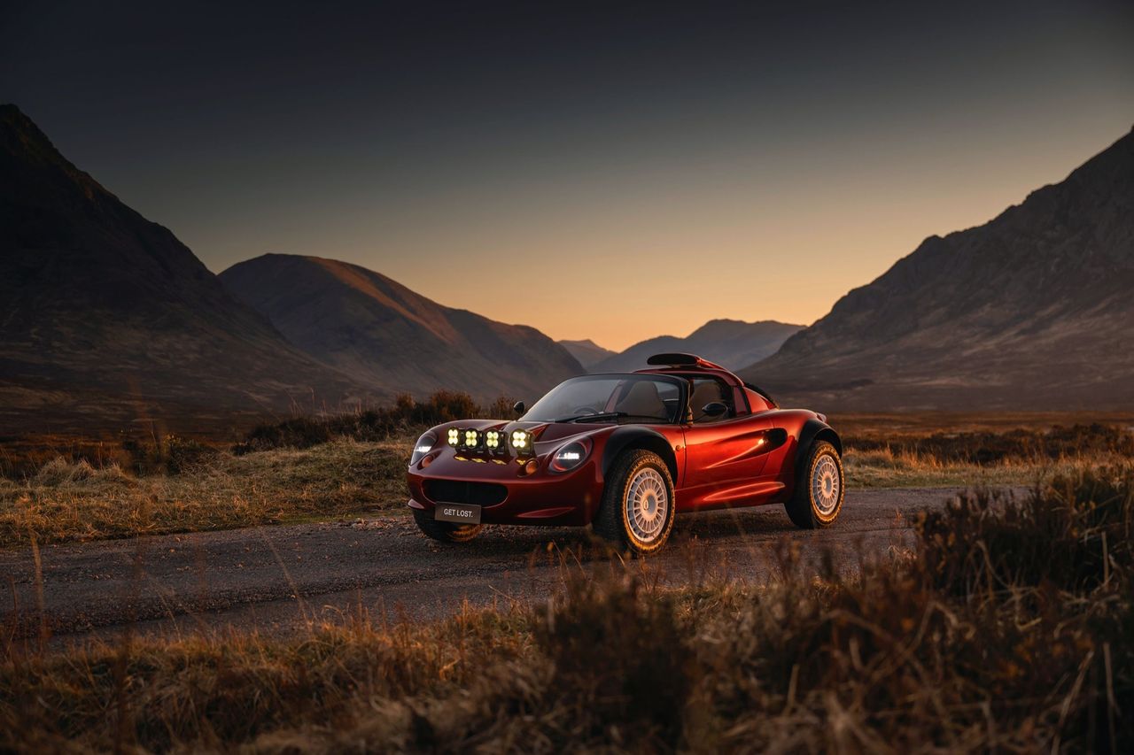 Lotus Elise S1 på styltor