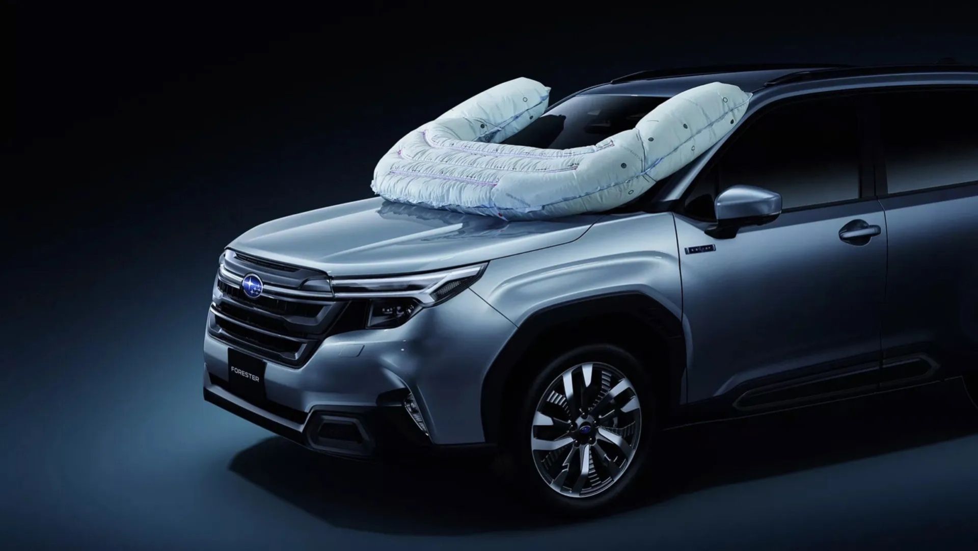 Nya Subaru Forester får världens första airbag för cyklister