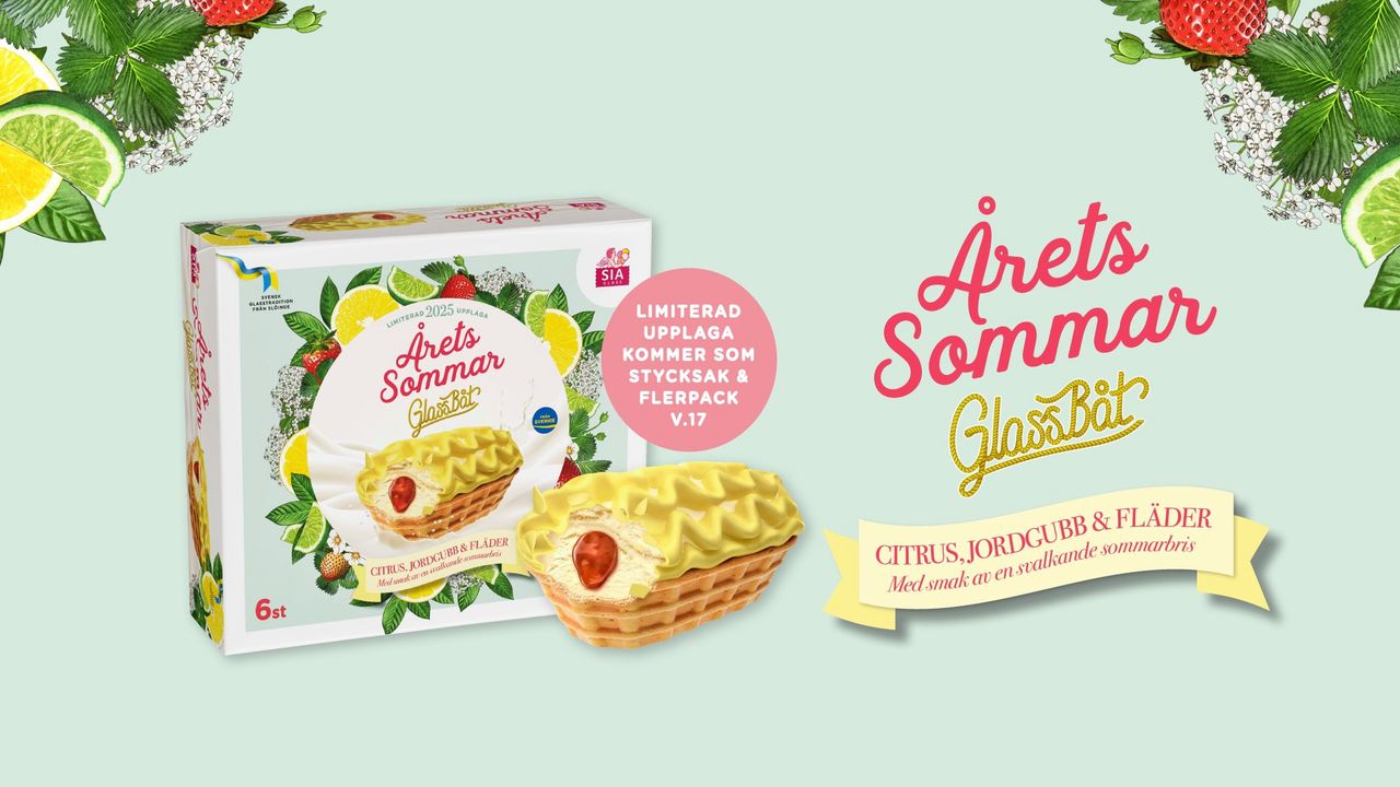 Årets Sommarglassbåt från Sia är här