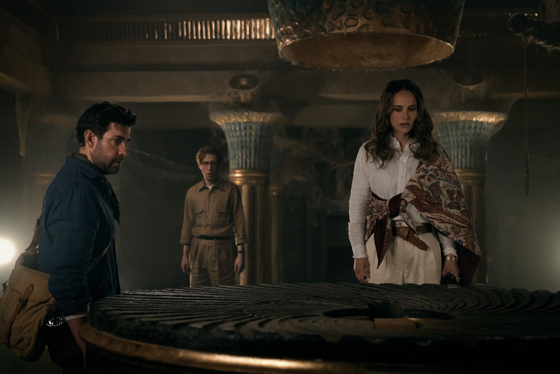 John Krasinski och Natalie Portman ger sig ut på skattjakt