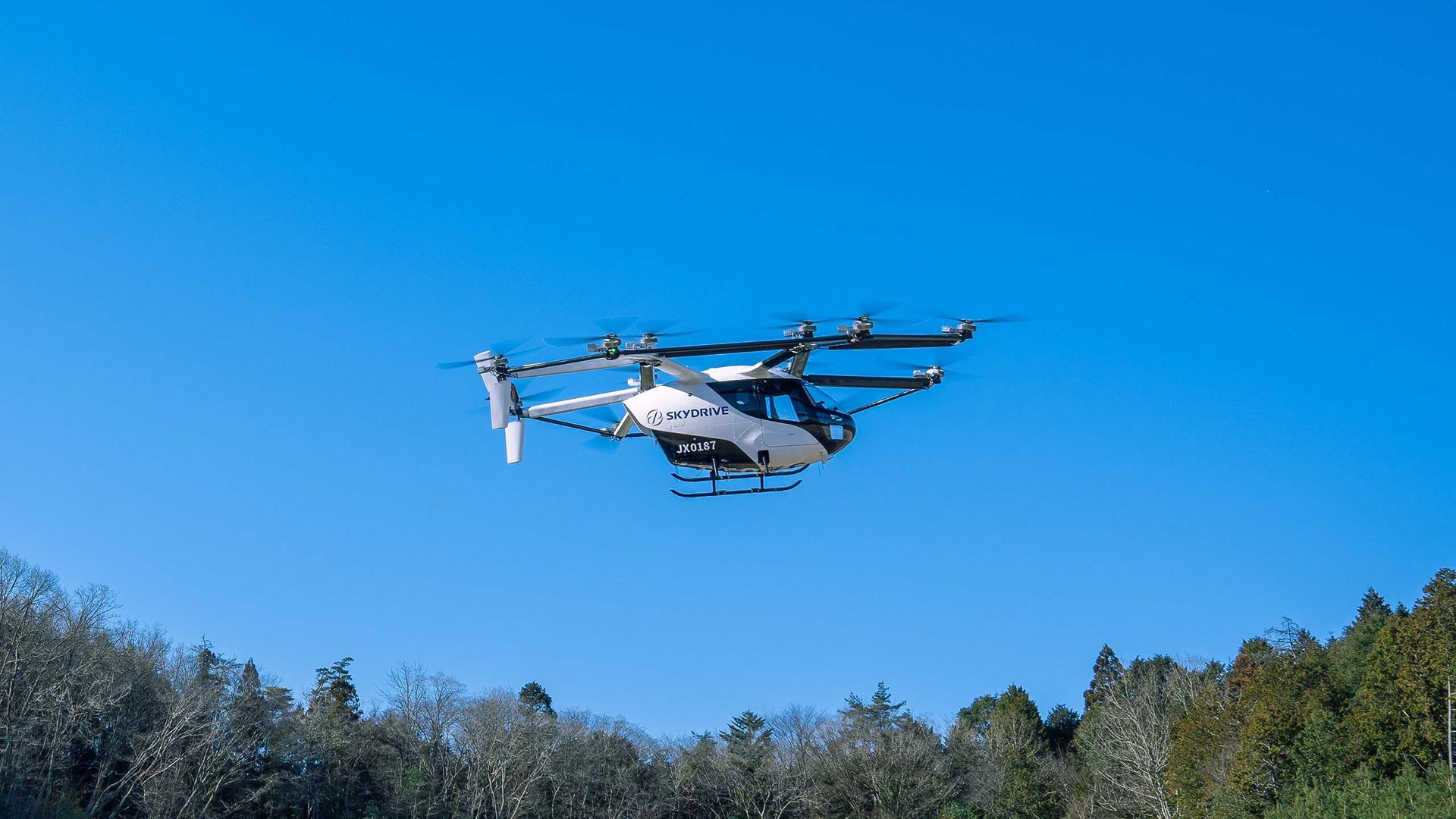SkyDrive visar upp eVTOL på världsutställningen