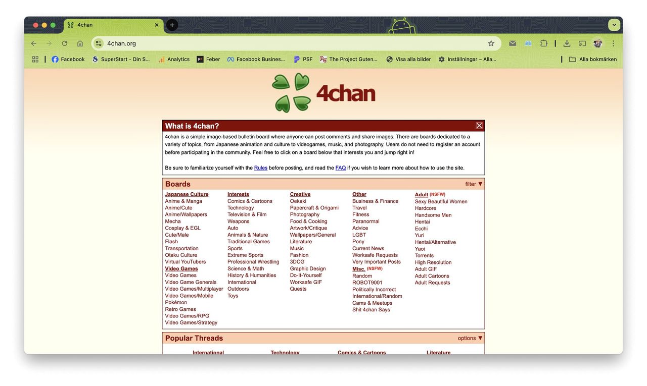 4chan är uppe och rullar igen