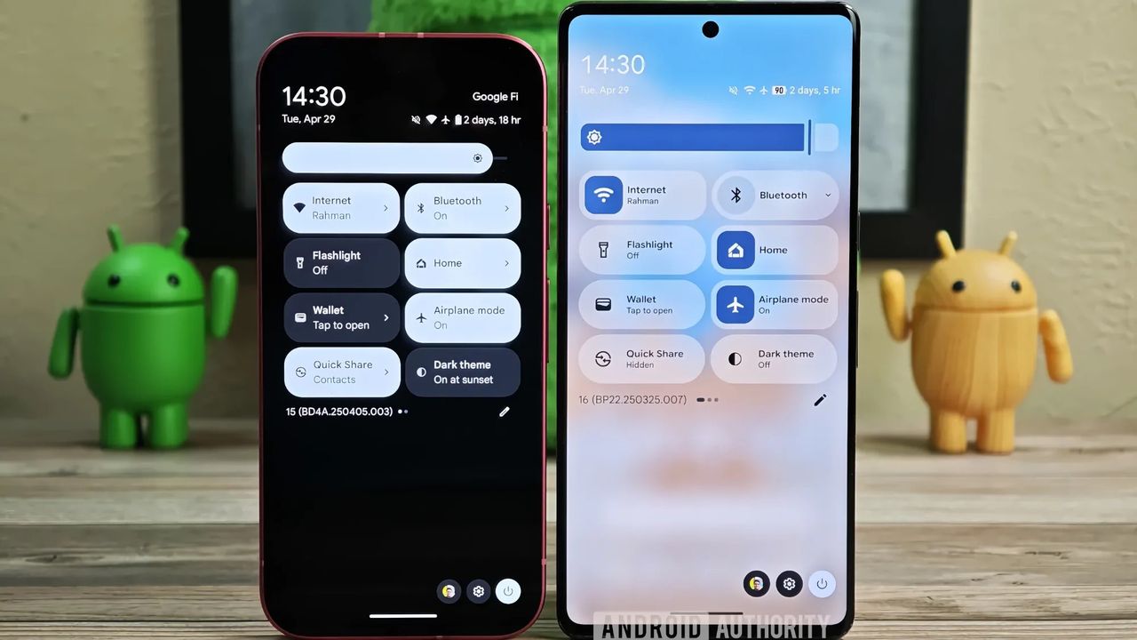 Google verkar jobba på ny design för Android