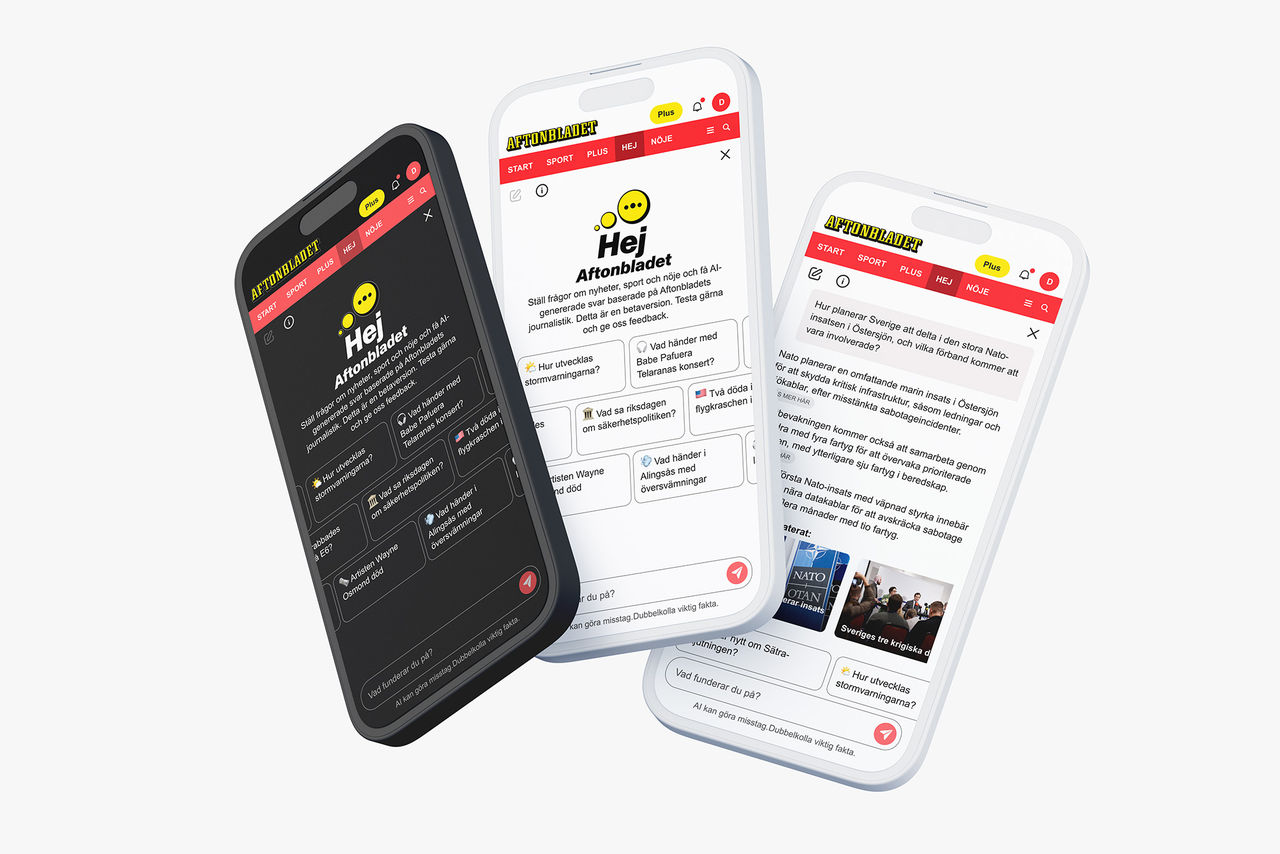 Aftonbladet släpper ny AI-robot