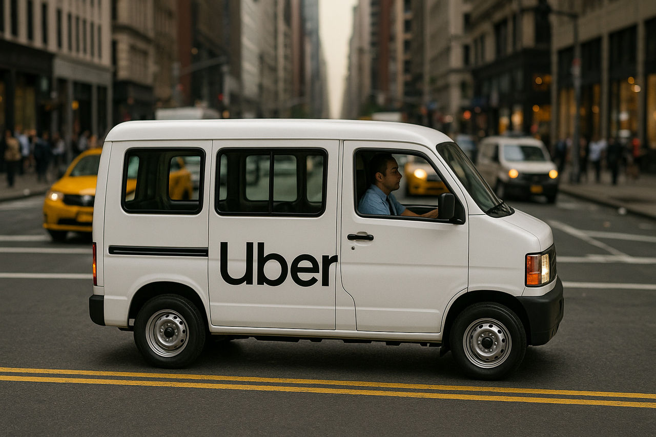 Uber börjar leka buss