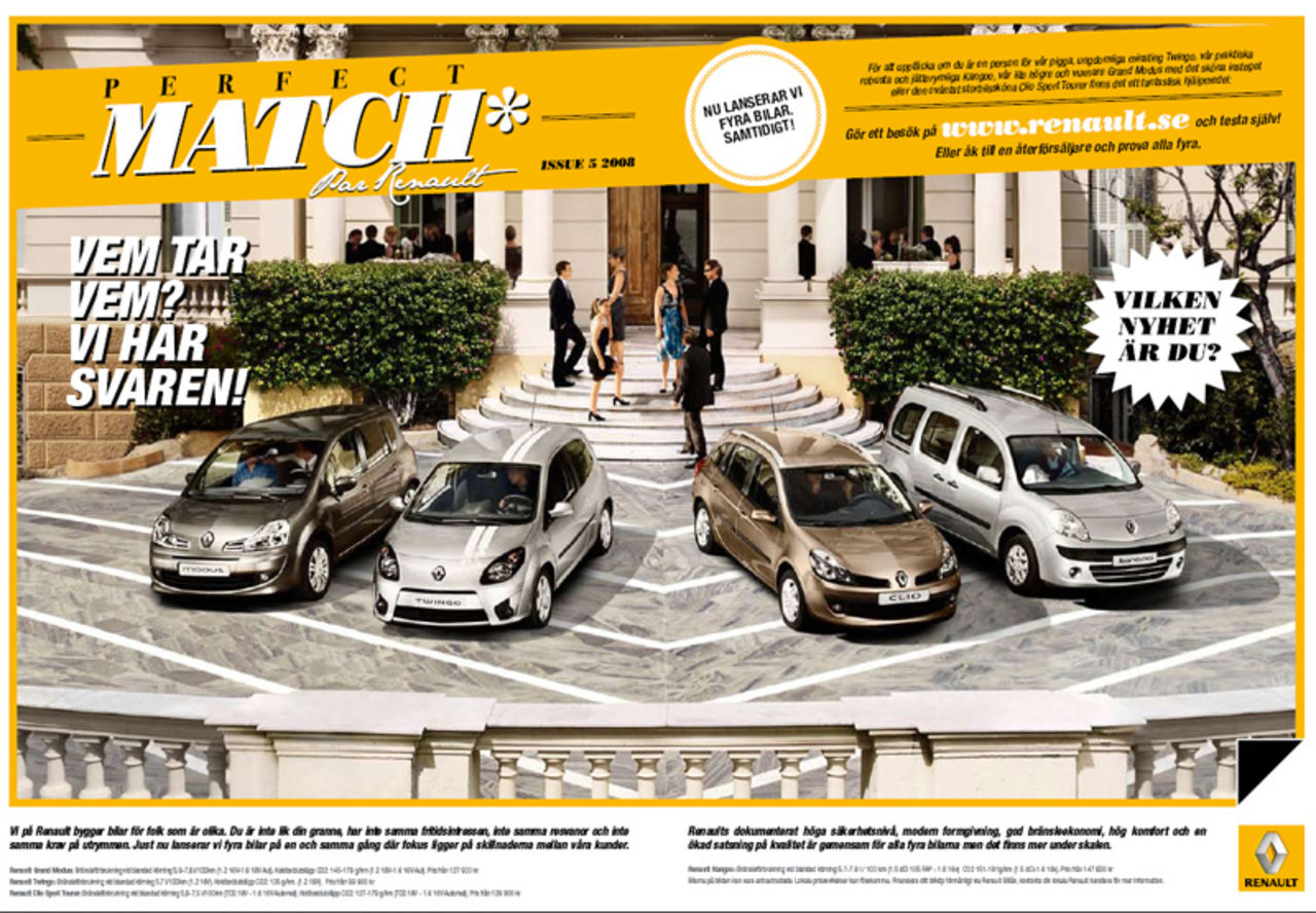 Renault lanserar fyra nya bilar samtidigt