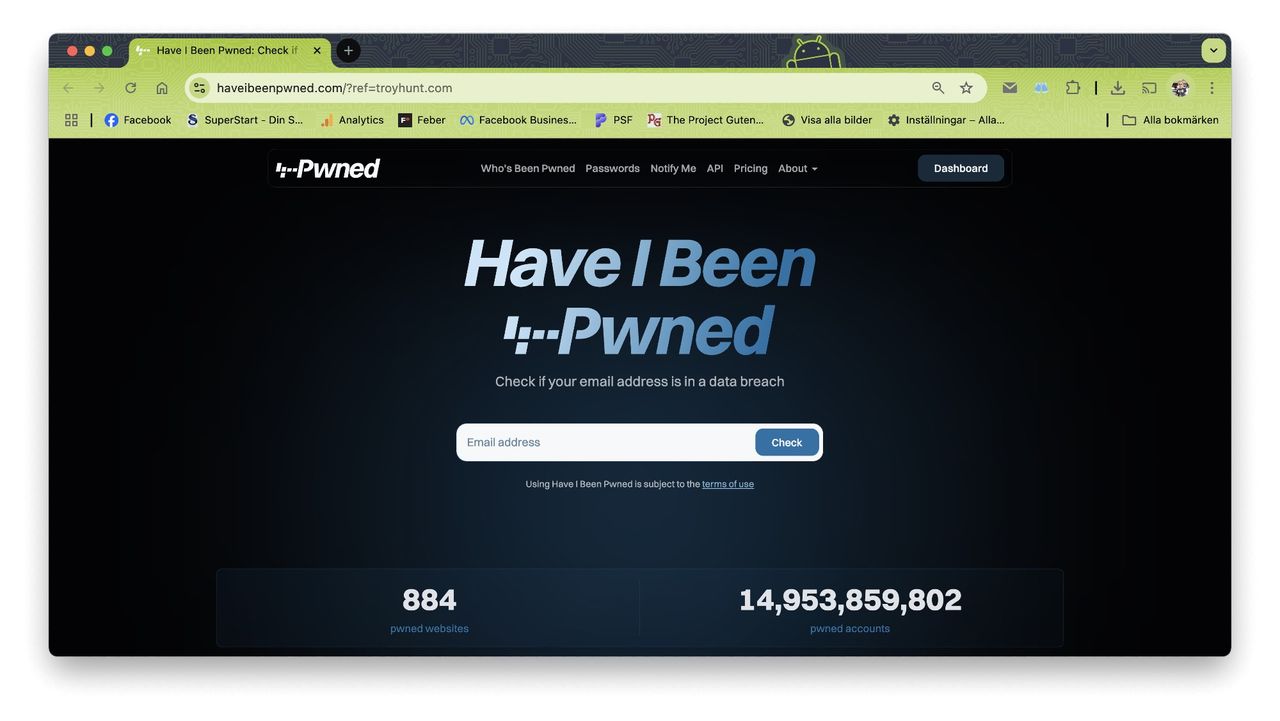 Have I Been Pwned släpps i ny version