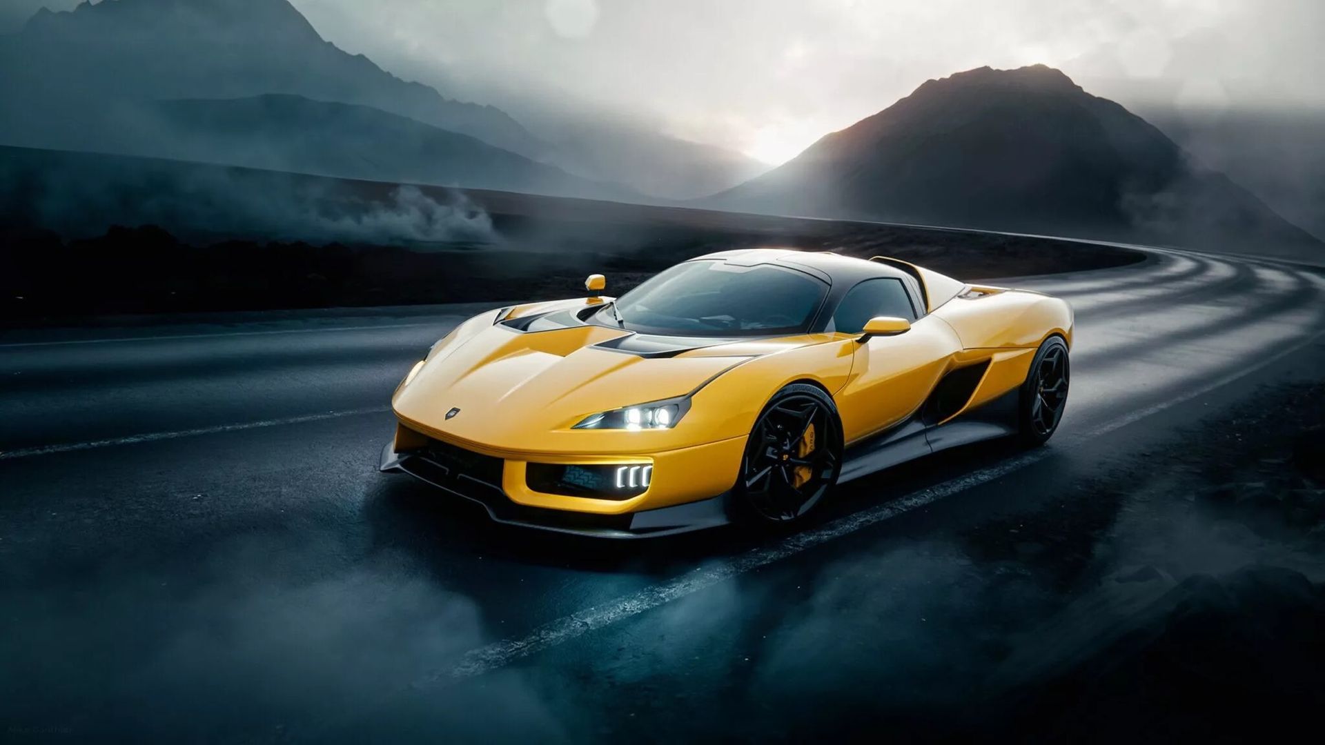 Ny italiensk superbil med V12:a och 2157 hästar