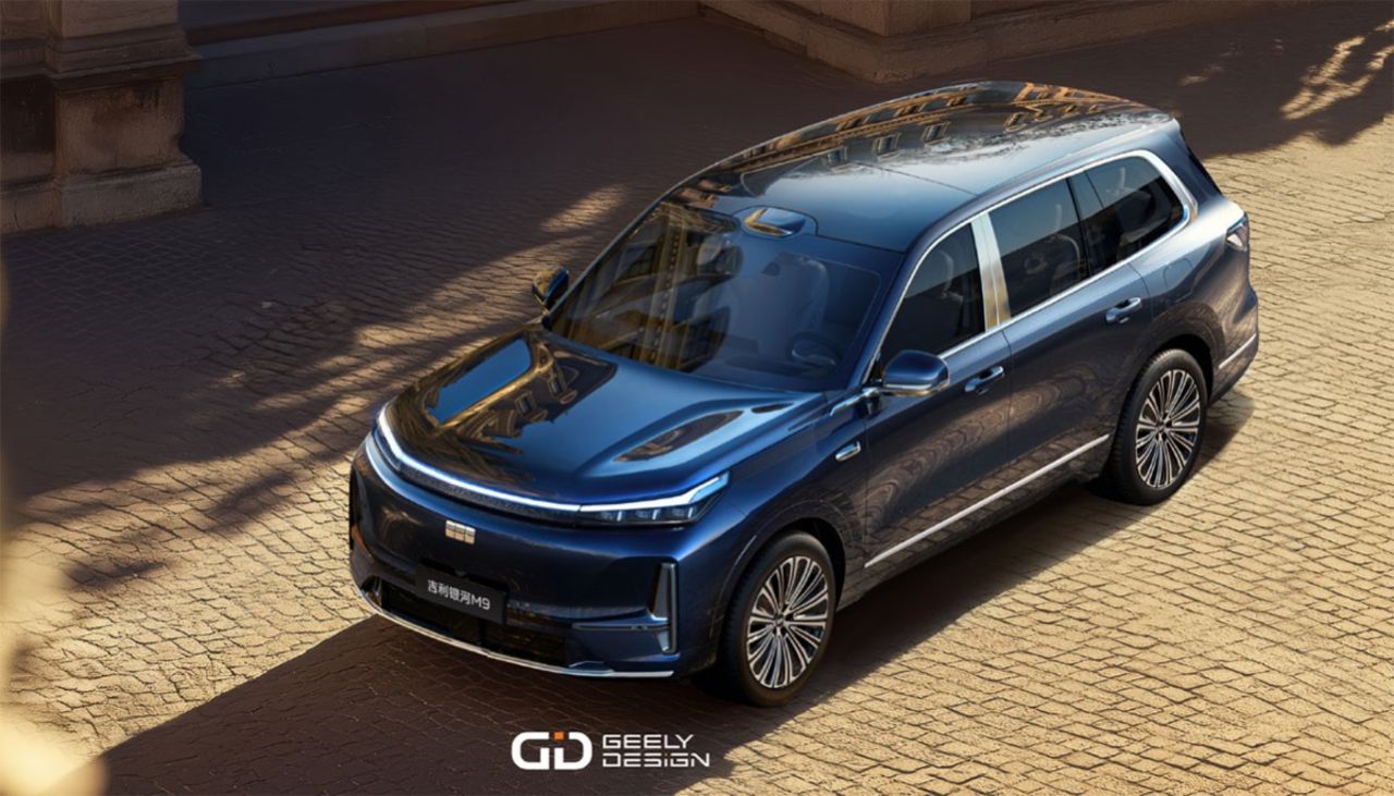 Geely visar sexsitsig flaggskepps-SUV