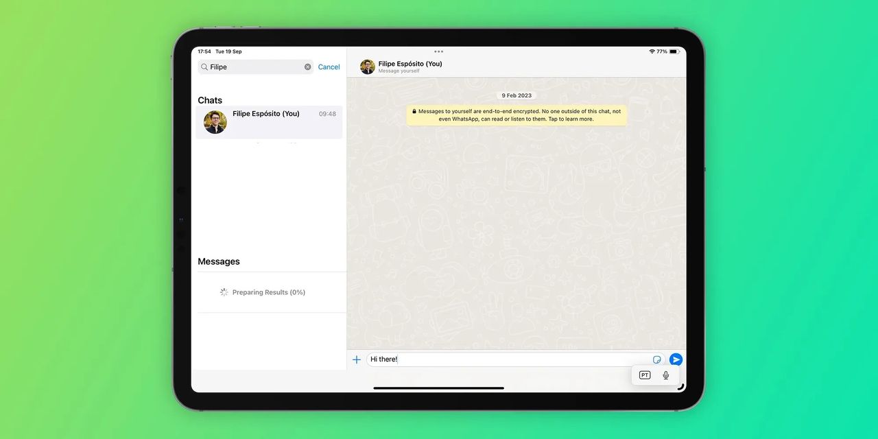 WhatsApp hintar om release av iPad-app
