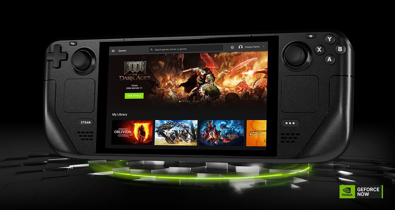 GeForce NOW släpps till Steam Deck