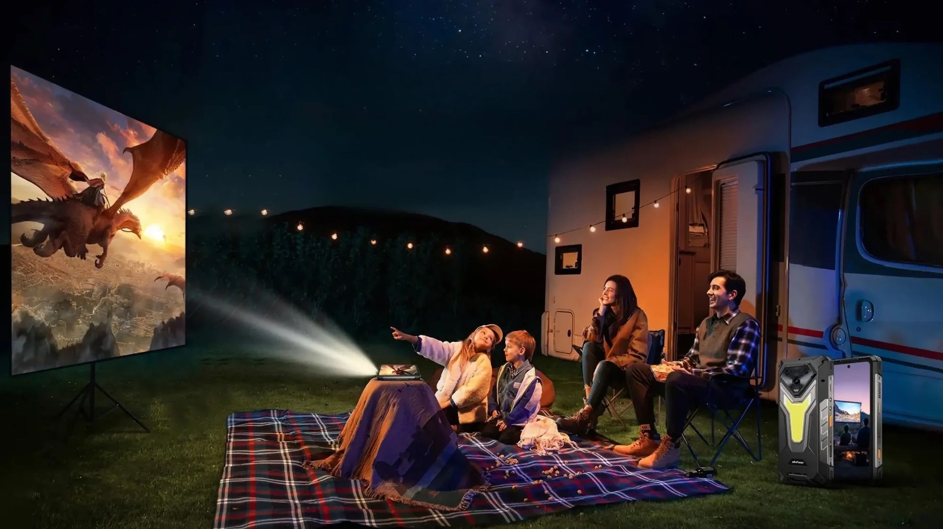 Ny kinatelefon har inbyggd projektor på 150 lumen