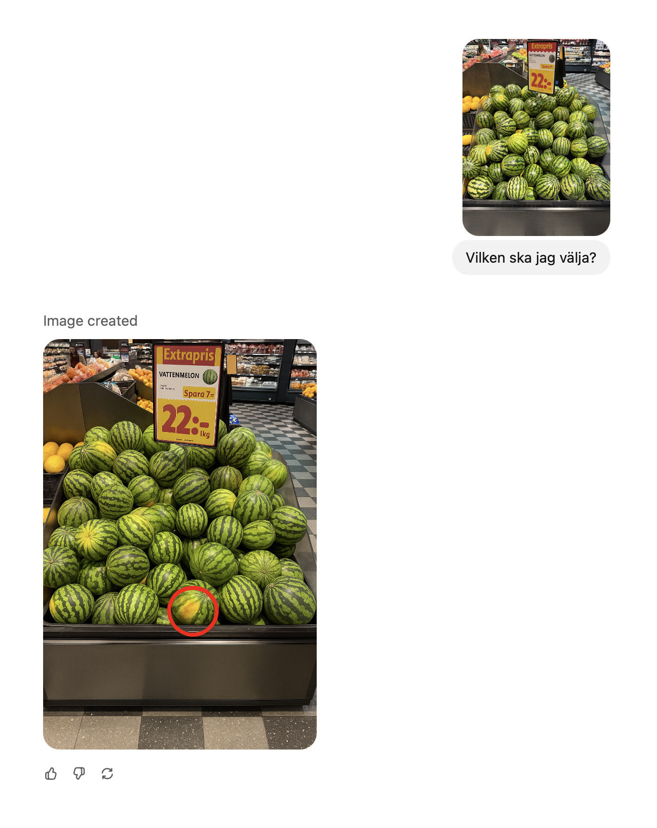 ChatGPT kan hitta den perfekta vattenmelonen!