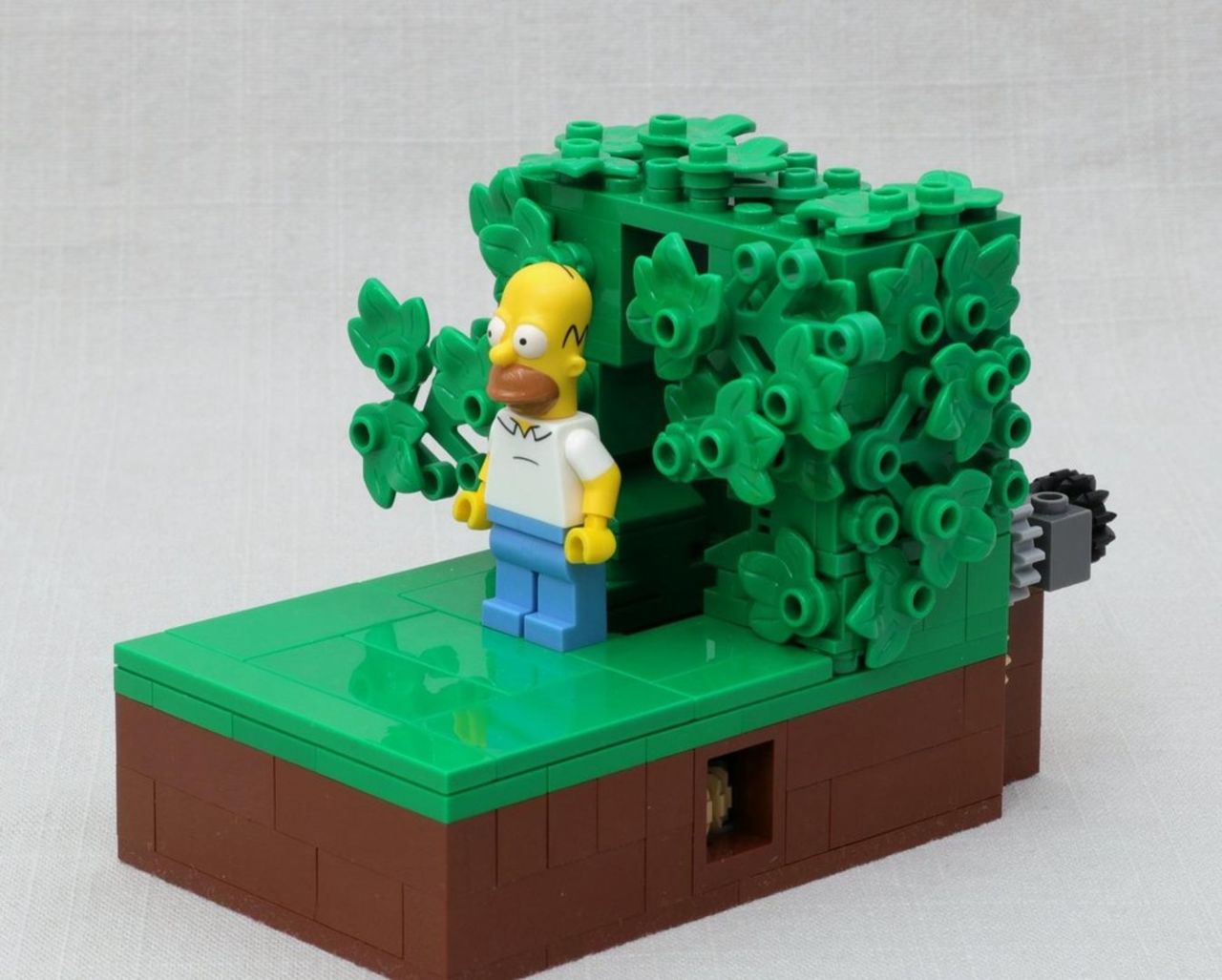 Bygg ihop klassisk scen från The Simpsons i Lego