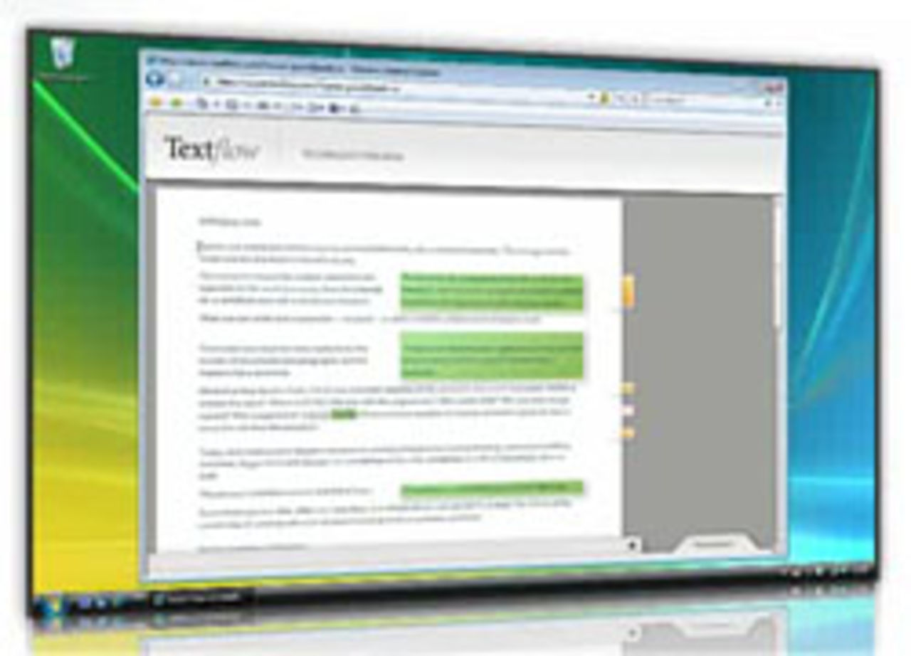 Ordbehandla på nätet med Textflow