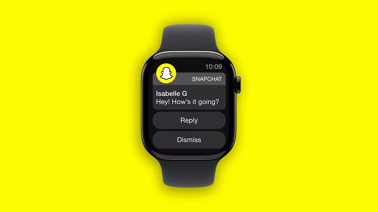 Snapchat finns nu på Apple Watch