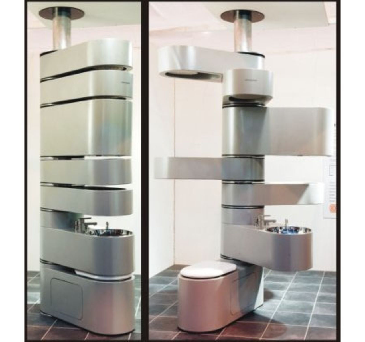 Vertebrae - udda badrumslösning