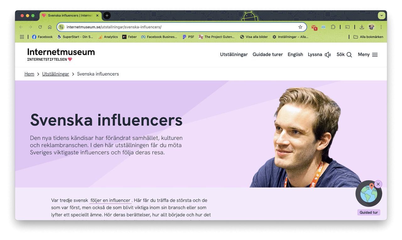 Idag öppnar Svenska influencers