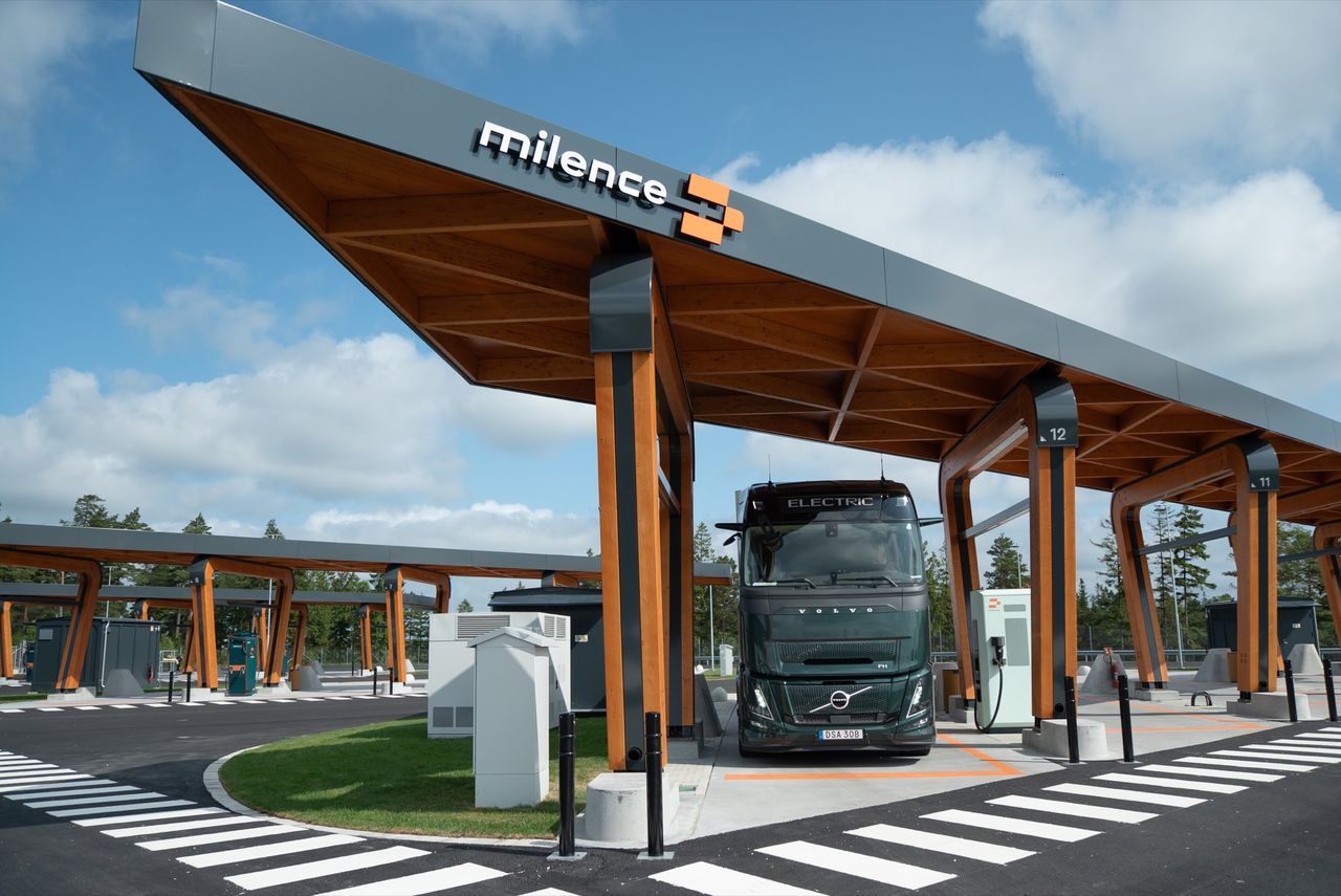 Milences första megawatt-laddare igång