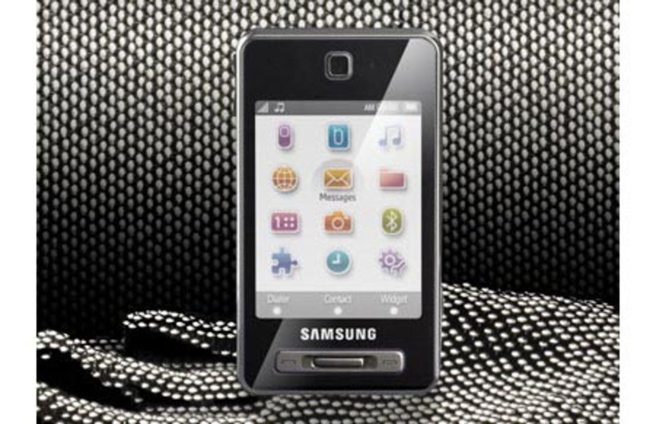 Samsungtelefon med 