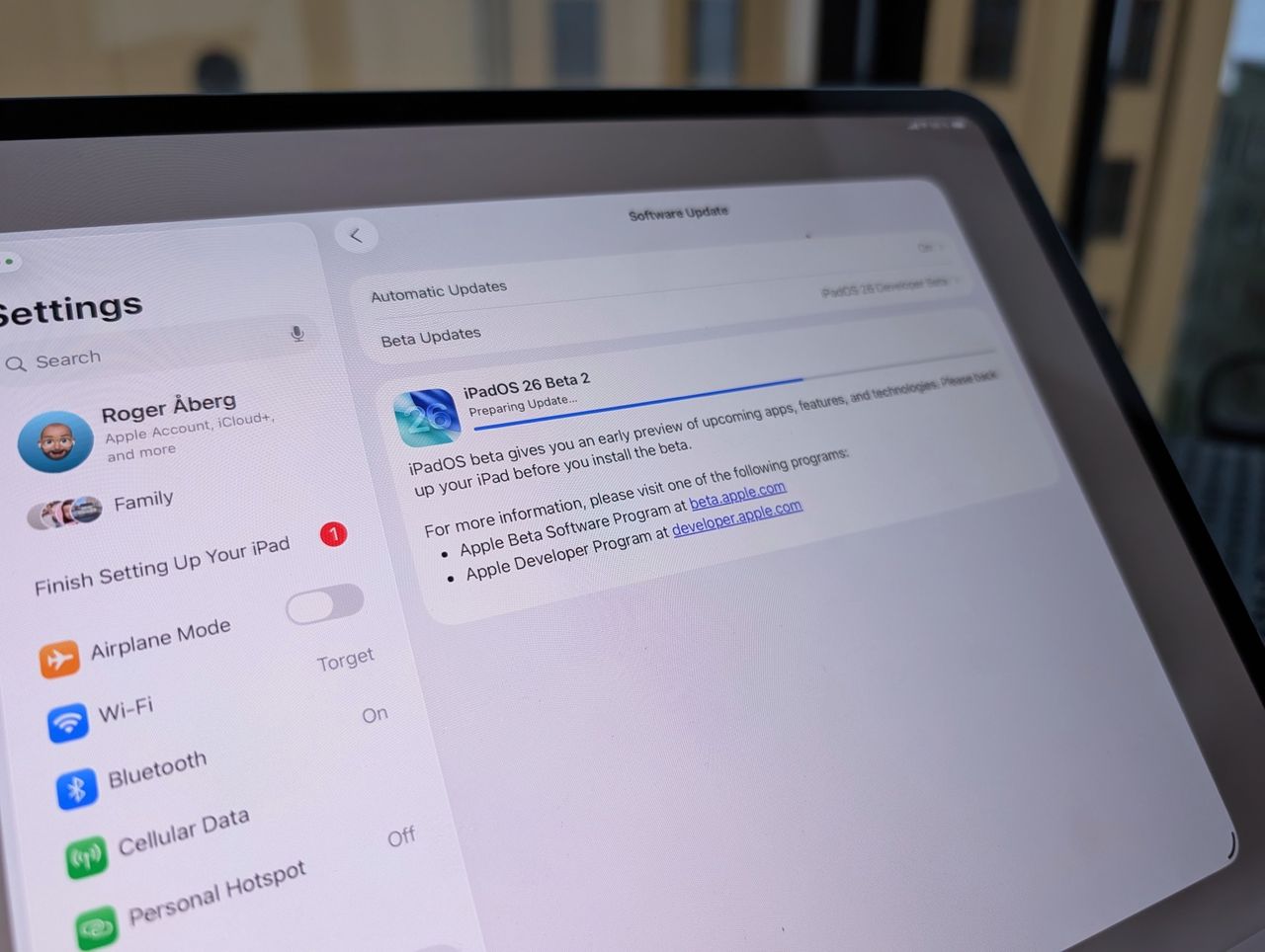 Apple skickar ut nya betor