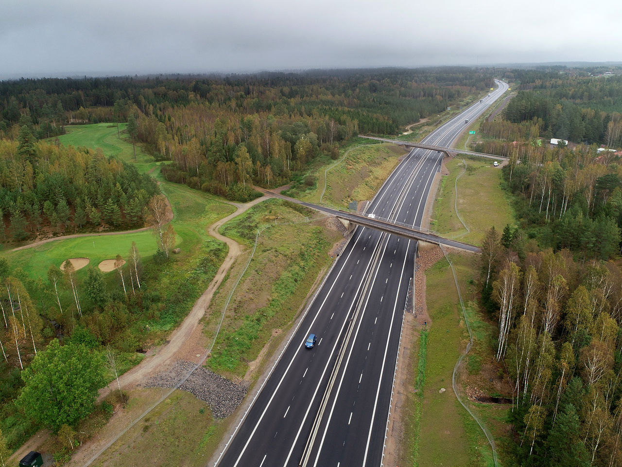 Motorvägen mellan Gävle och Helsingborg är klar