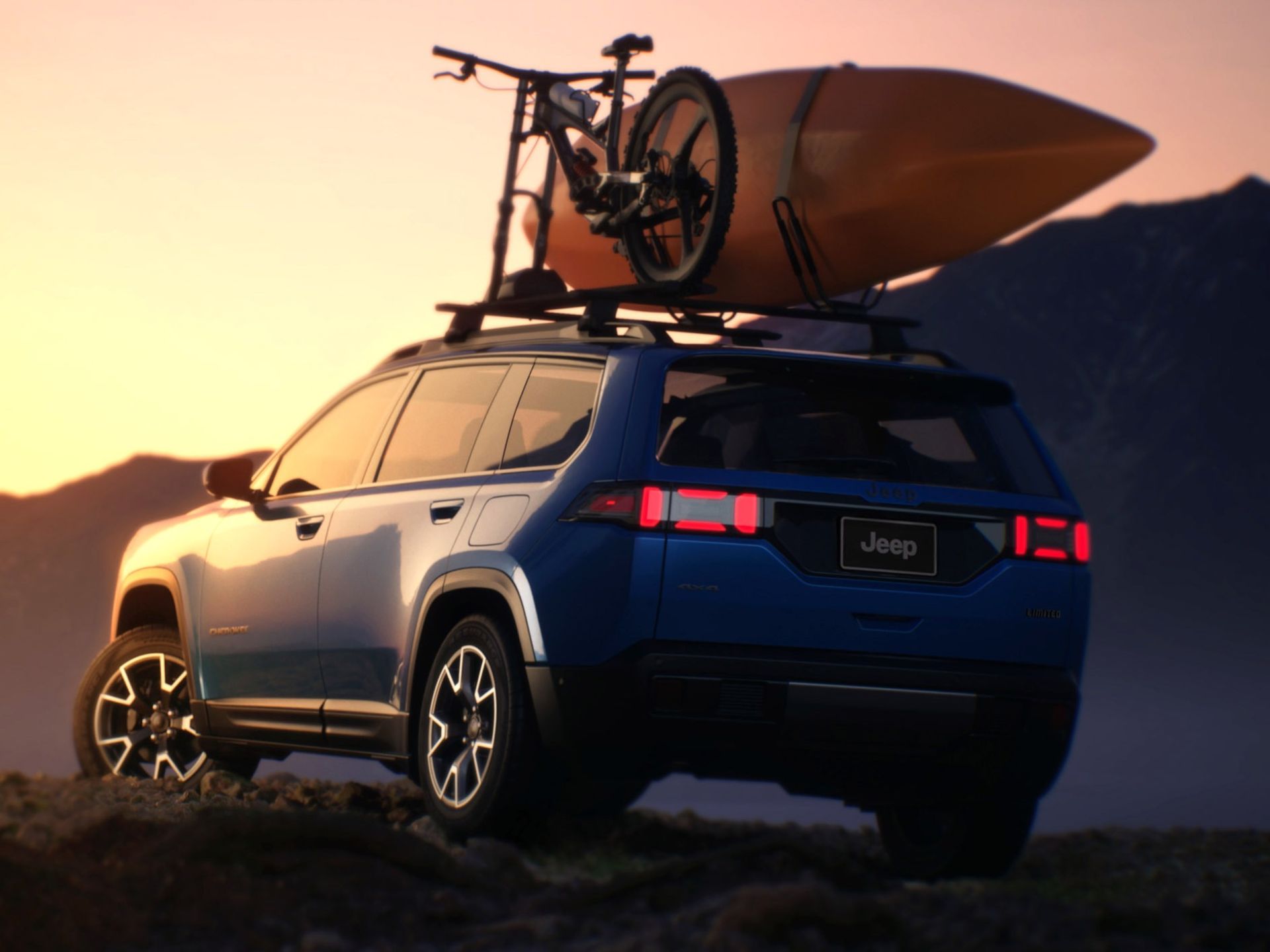 Nya Jeep Cherokee visar baken