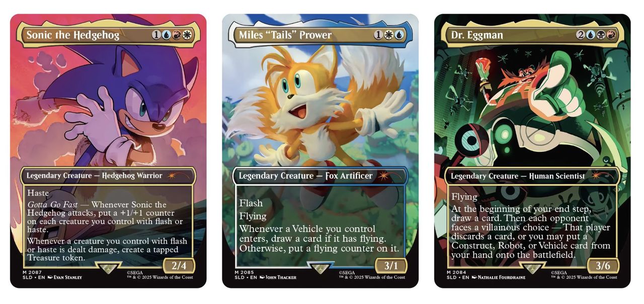 Sonic the Hedgehog kommer till Magic: The Gathering
