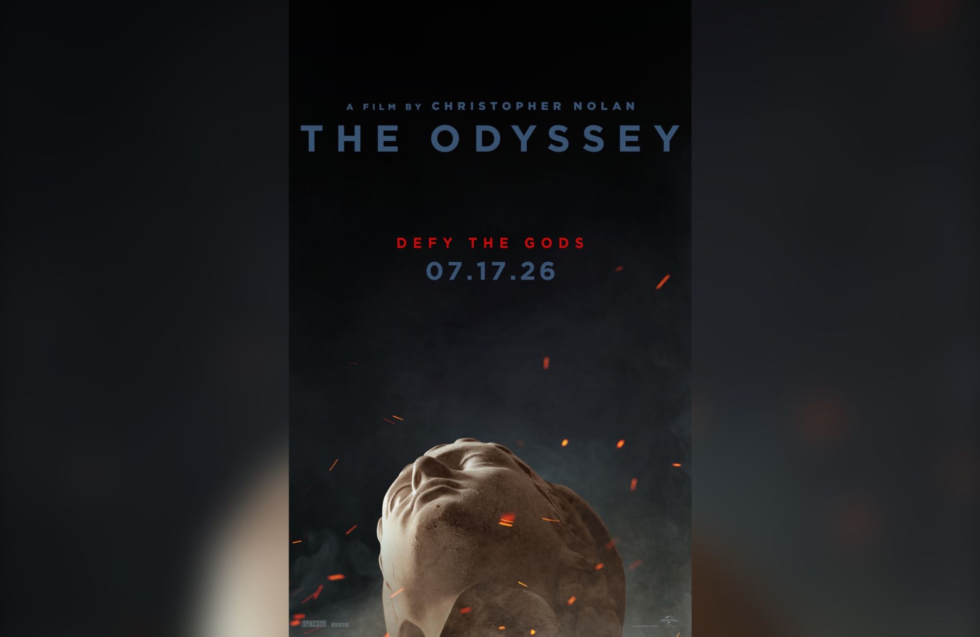 Första postern för Christopher Nolans nästa film