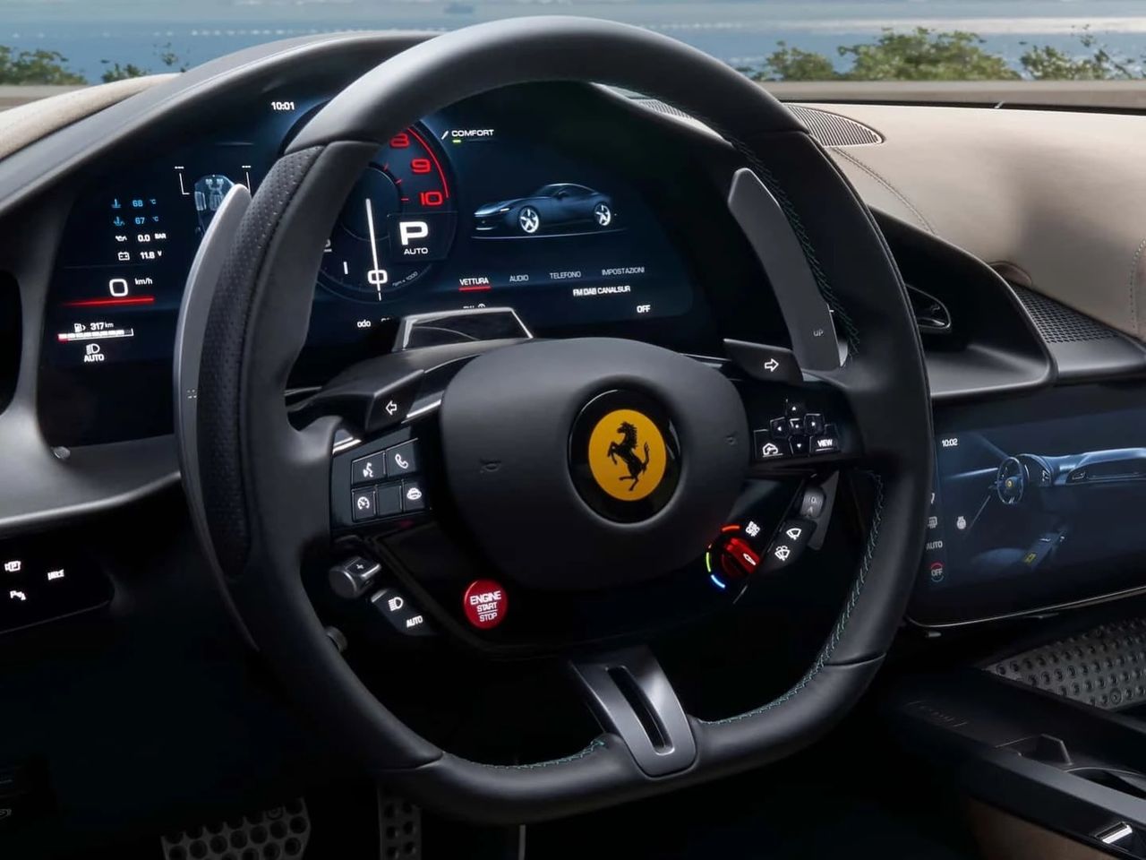 Ferrari låter dig byta ut touch-knapparna på ratten till fysiska
