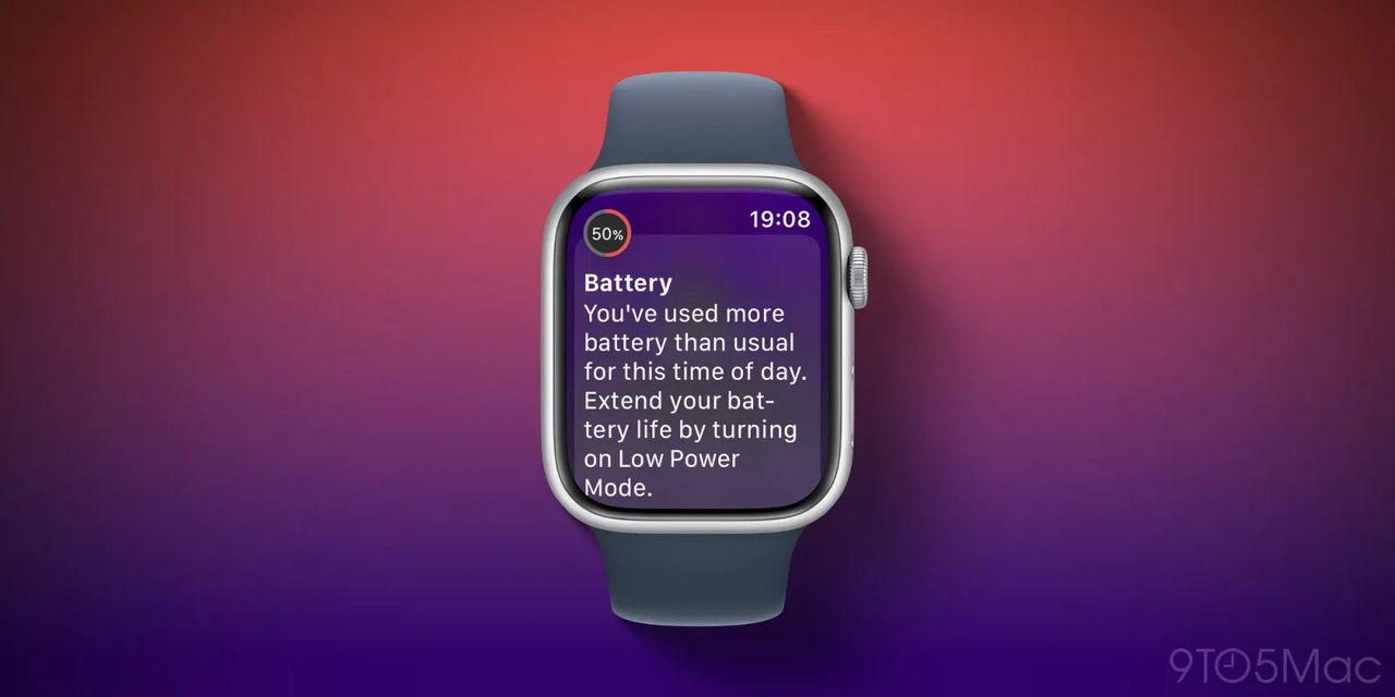 watchOS 26 får ny batterivarning
