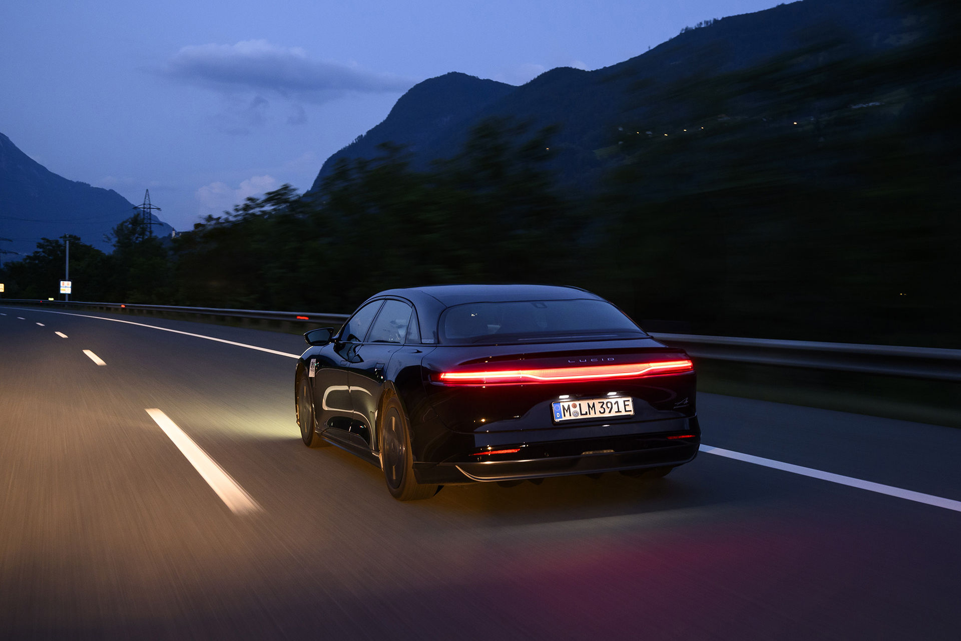 Lucid körde 120 mil på en laddning