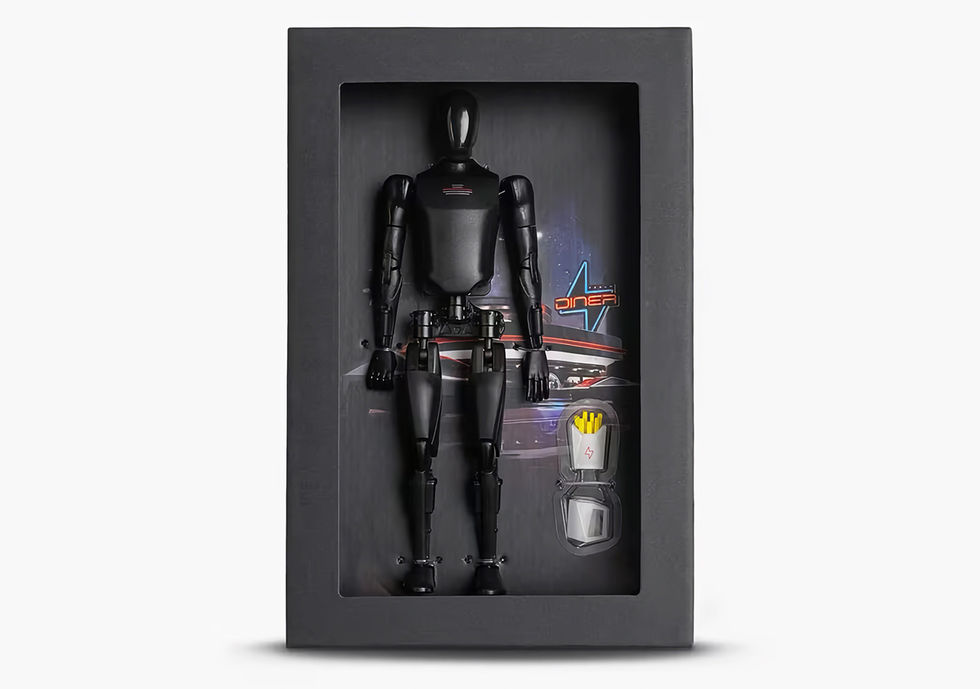 Optimus hjälper till på Teslas restaurang