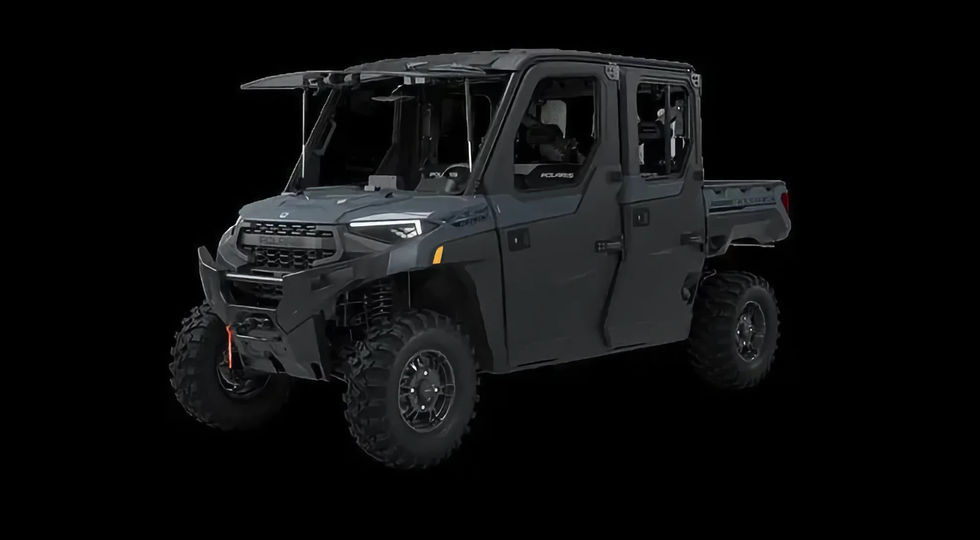 Donald Trump har en bepansrad golfbil