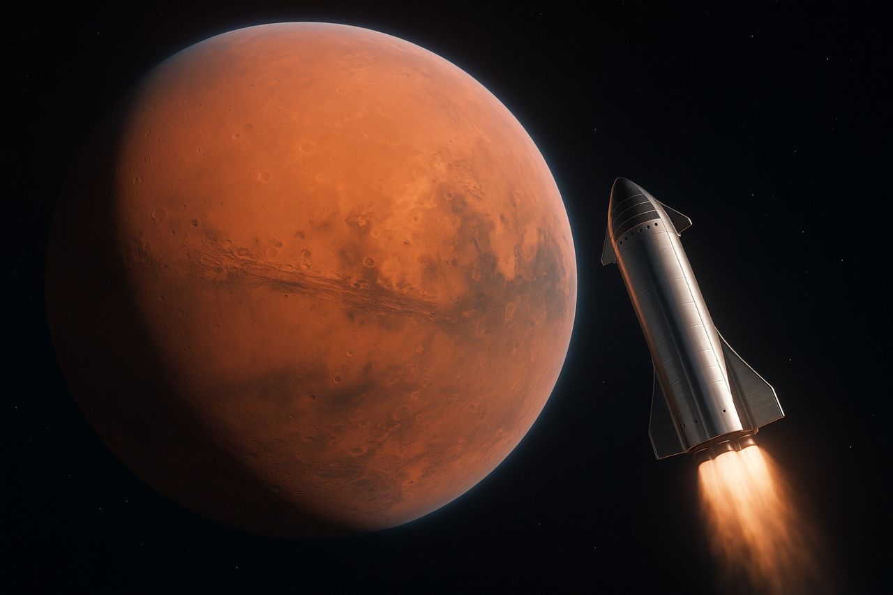 SpaceX har börjat sälja resor till Mars med Starship
