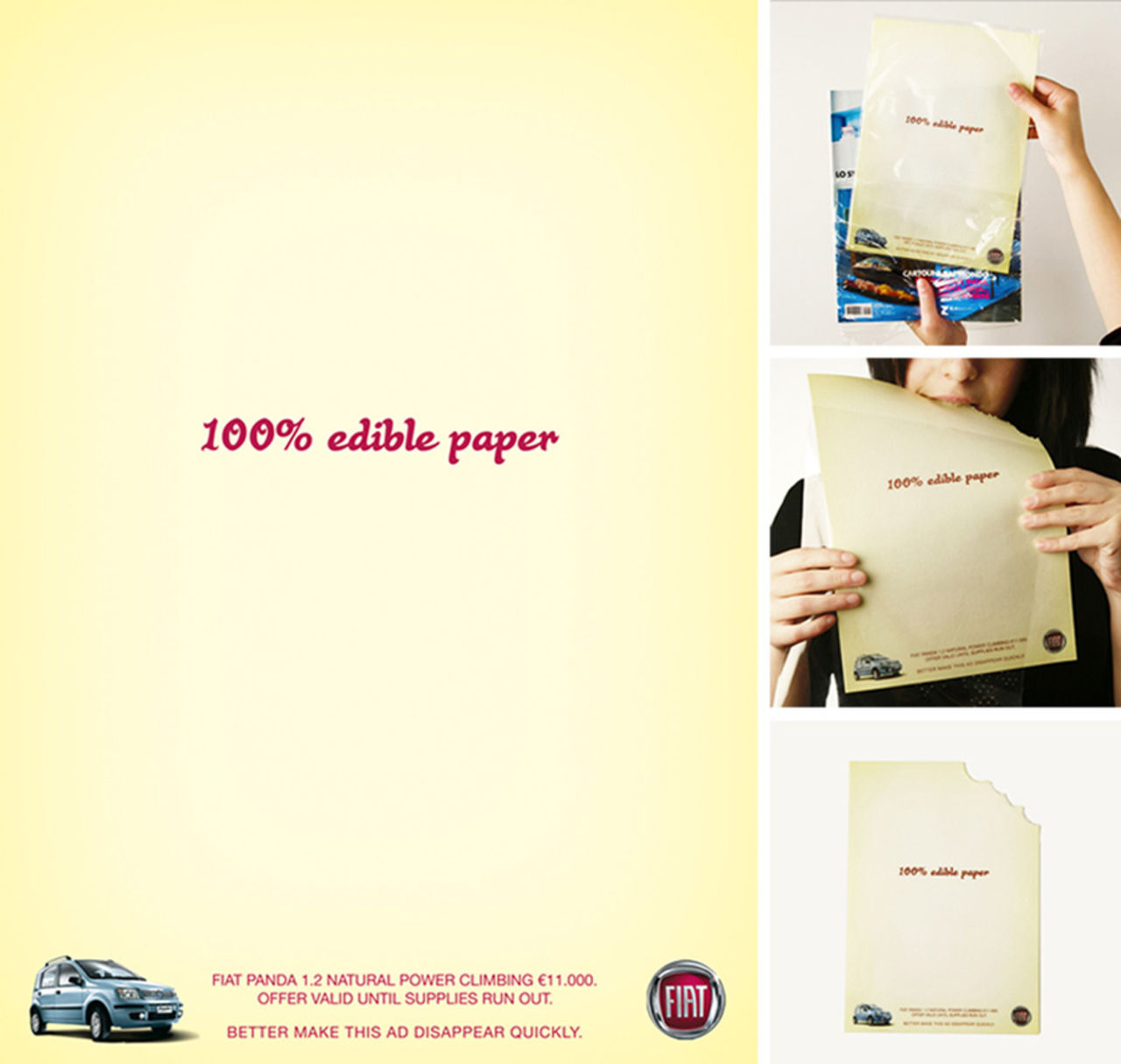 Fiat Panda: Ätbart papper