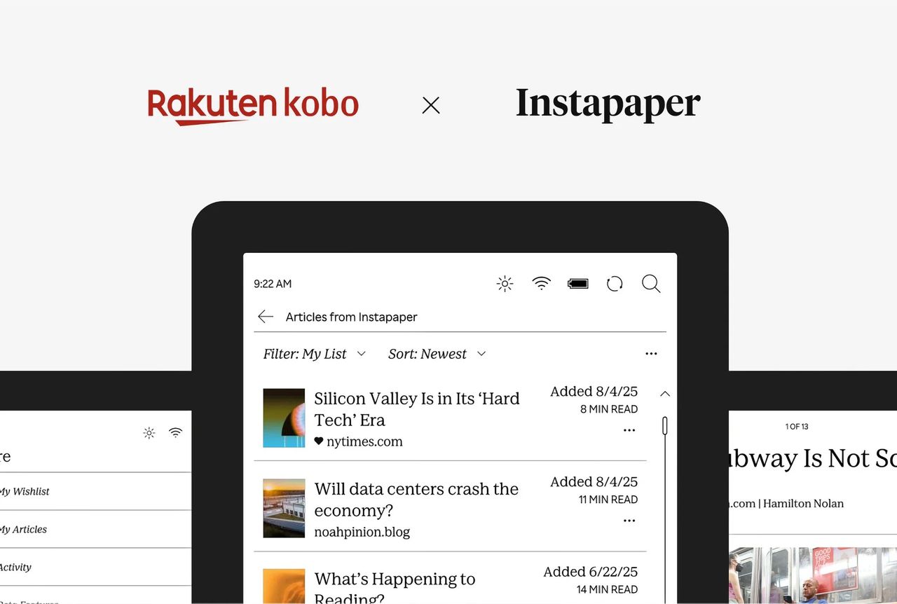 Kobo rullar ut stöd för Instapaper