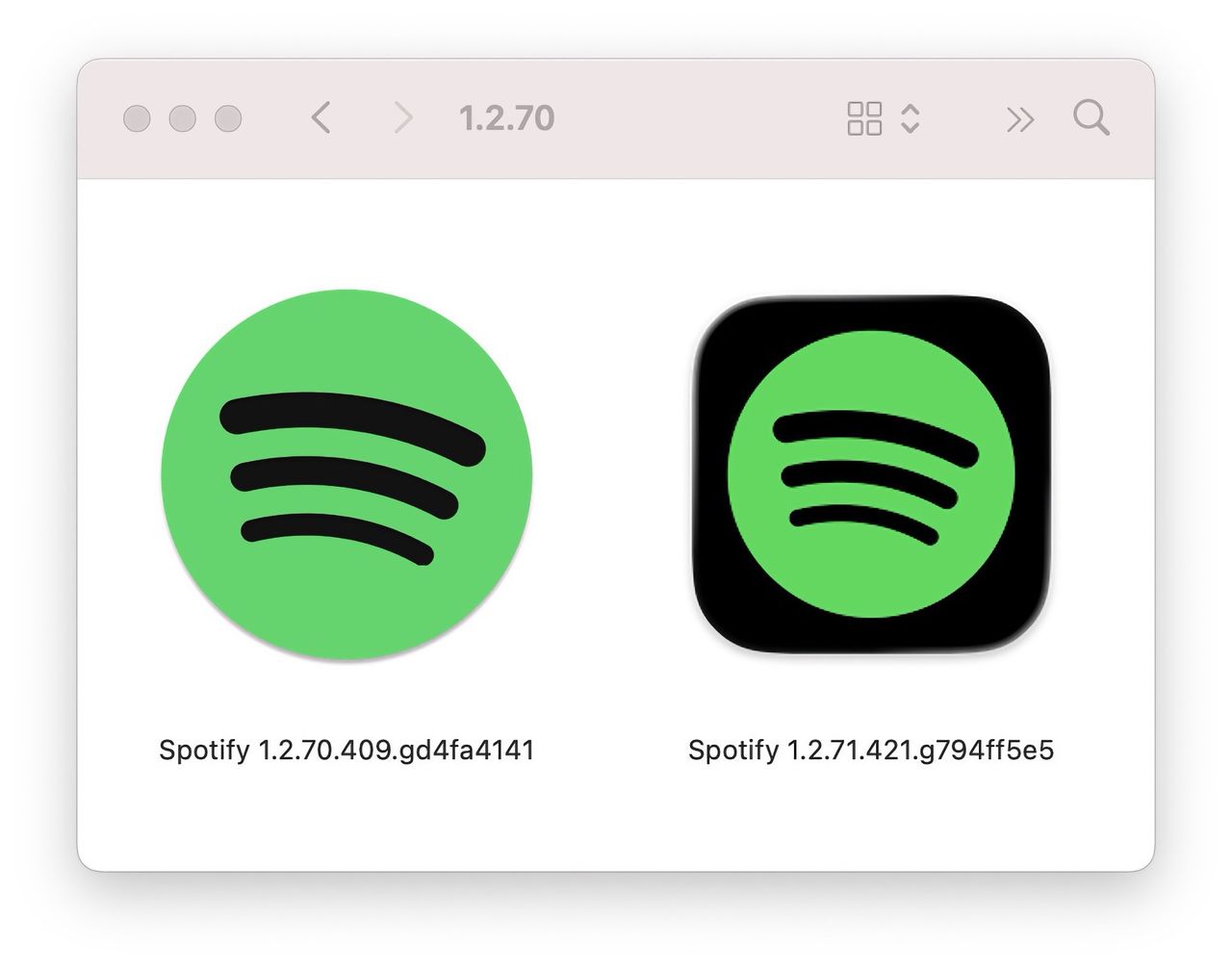 Spotify fixar sin ikon på macOS