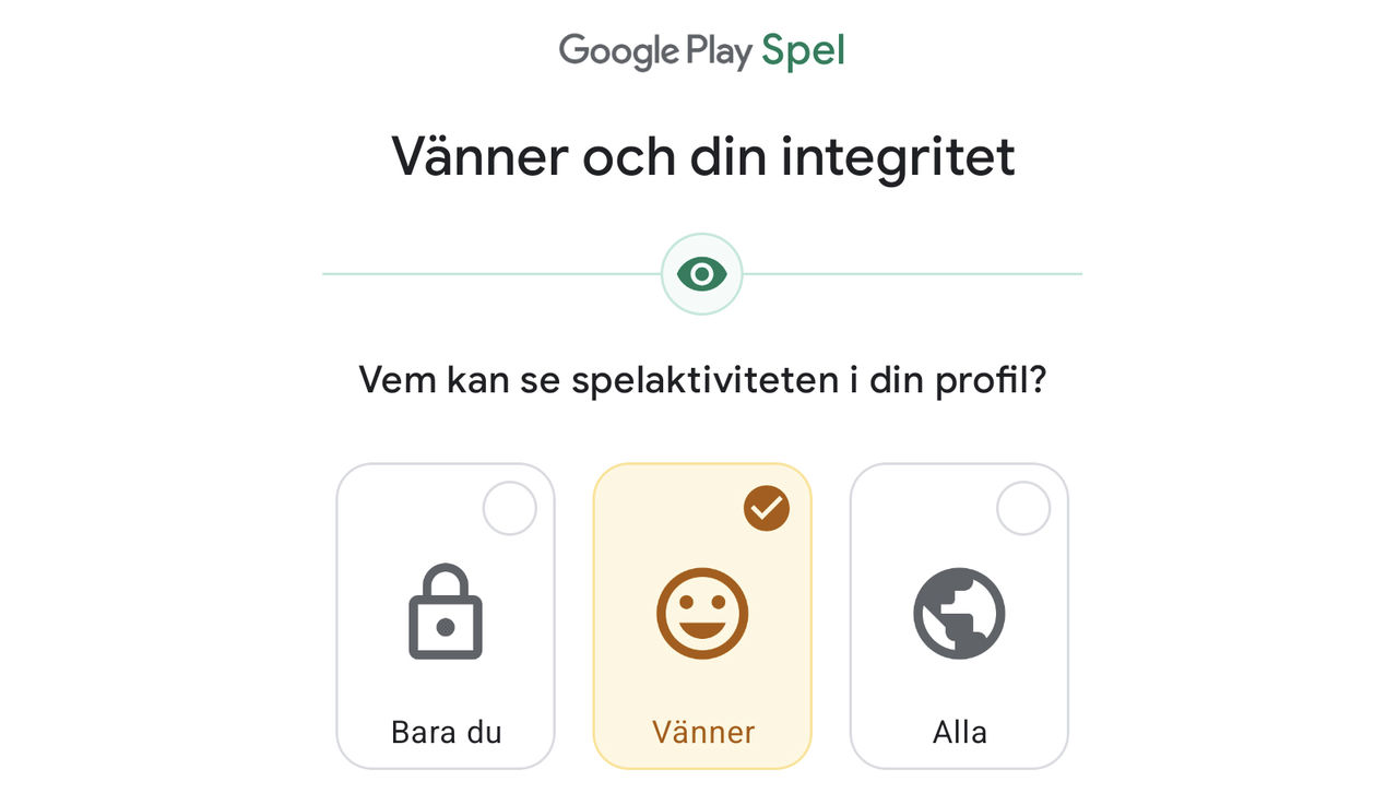 Google Play Spel börjar visa andra vad du spelar