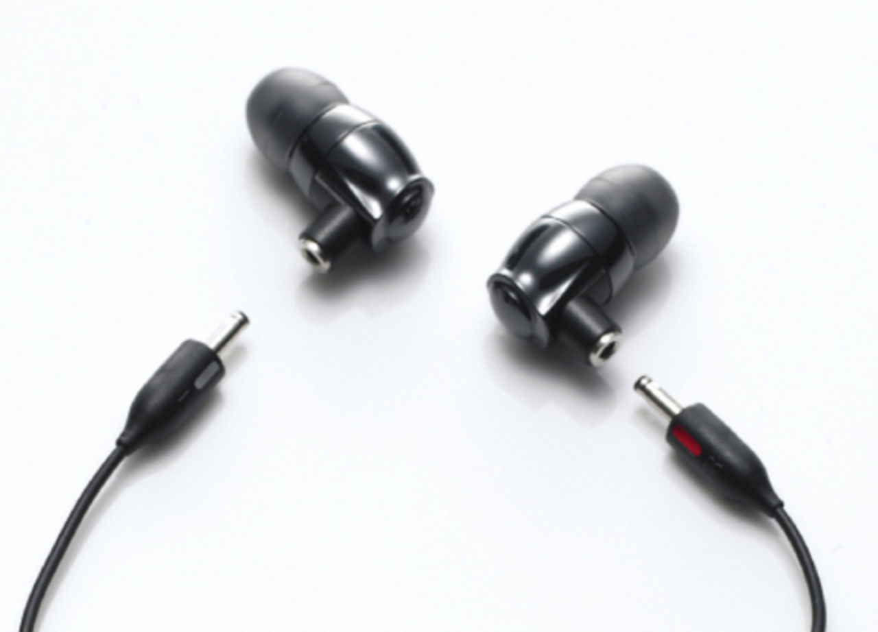 Panasonic-hörlurar med utbytbar sladd